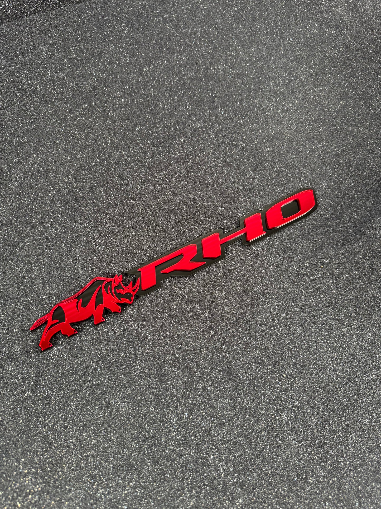 OEM style RHO/Rhino combo badge