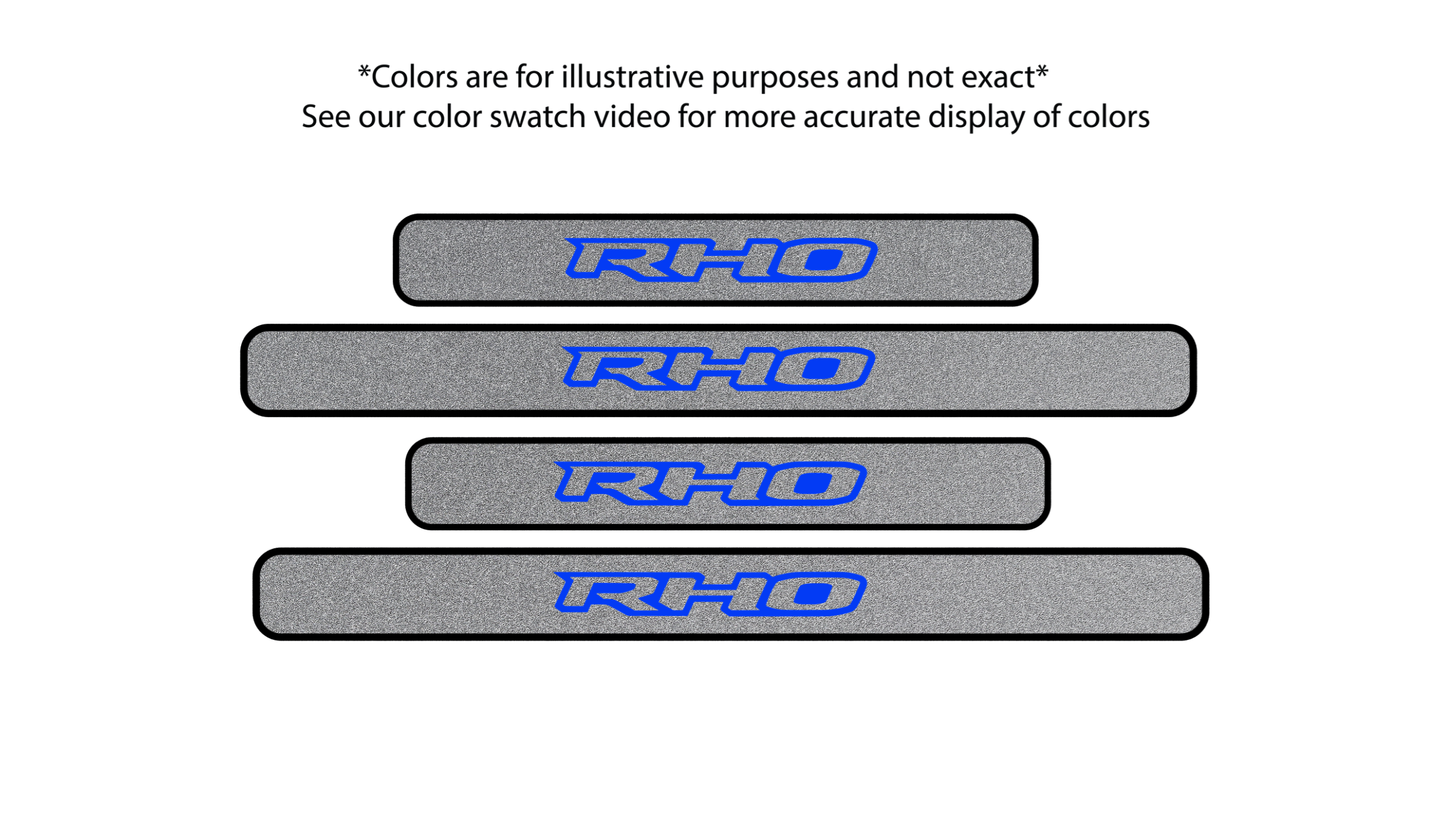 (2019+ RAM) RHO door sill plate set