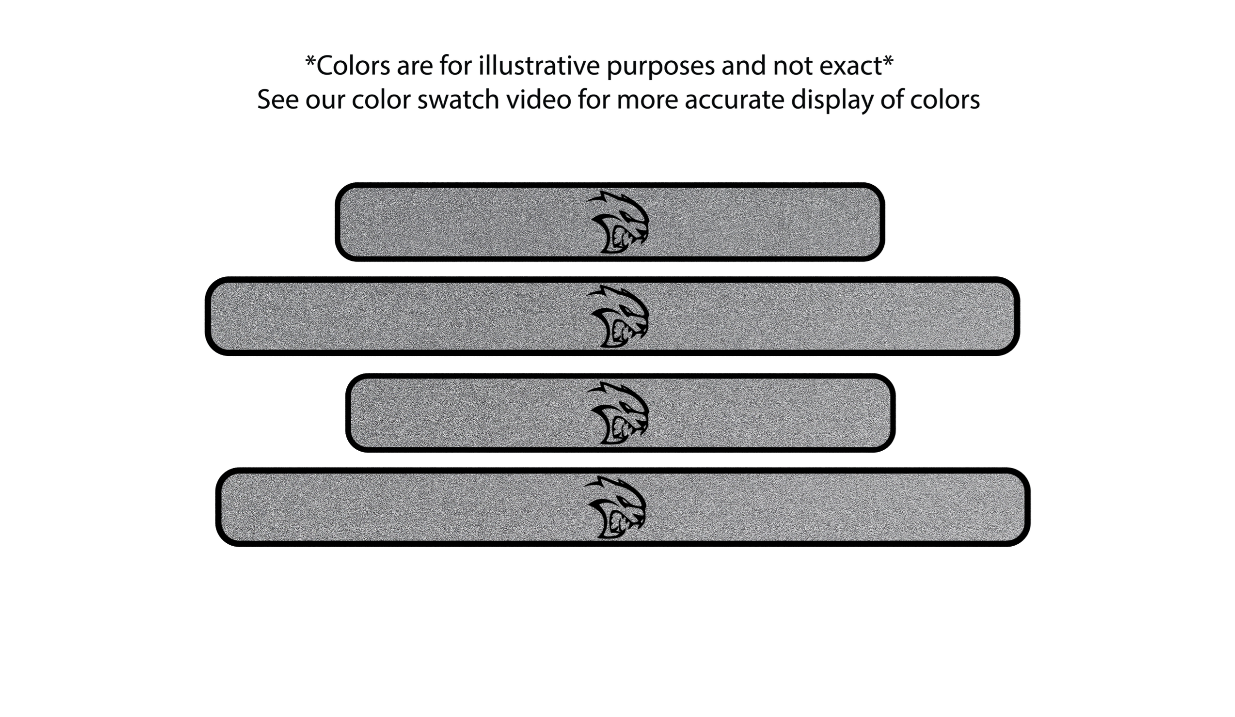 (2019+ RAM) Hellcat door sill plate set