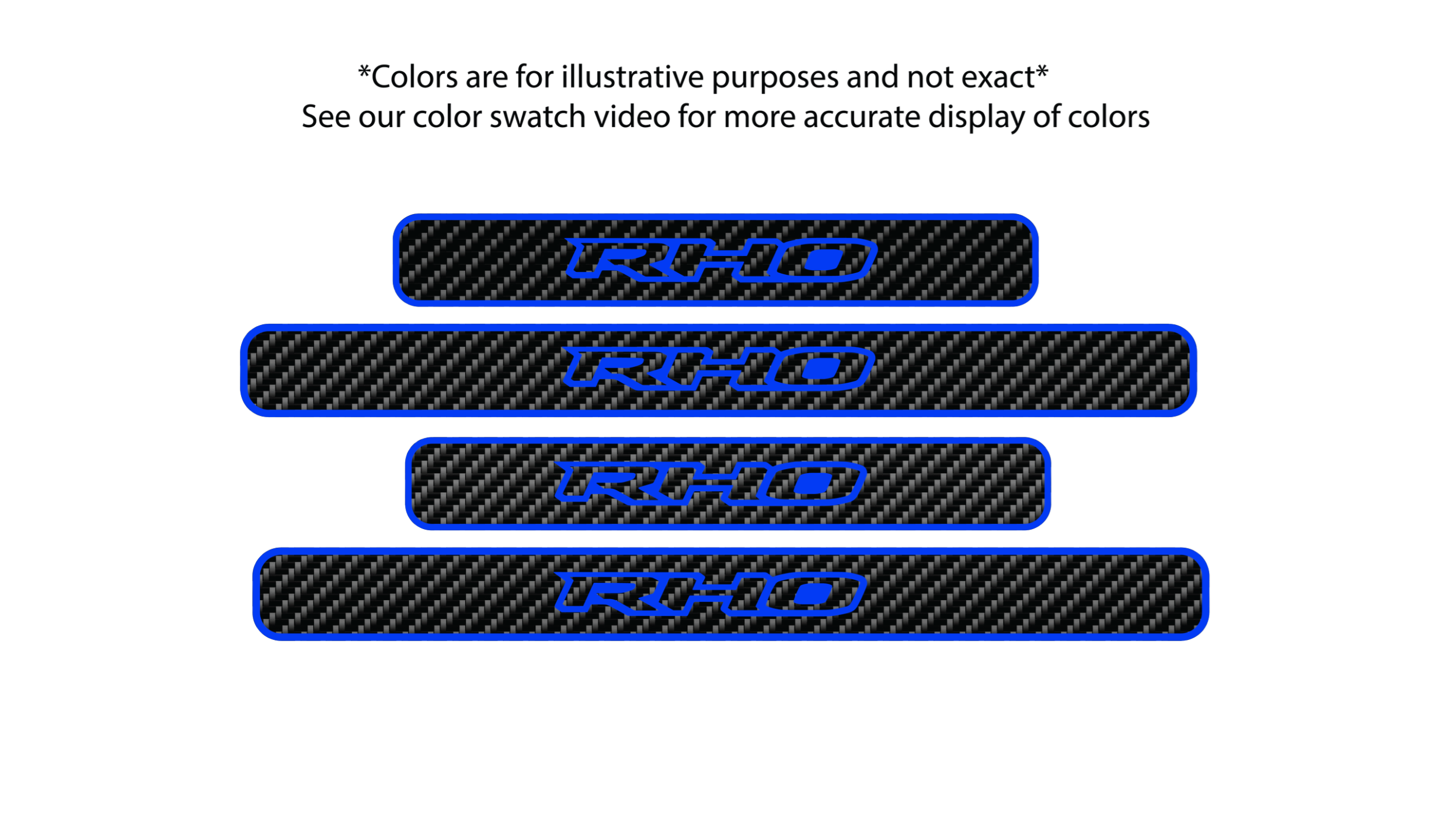 (2019+ RAM) RHO door sill plate set