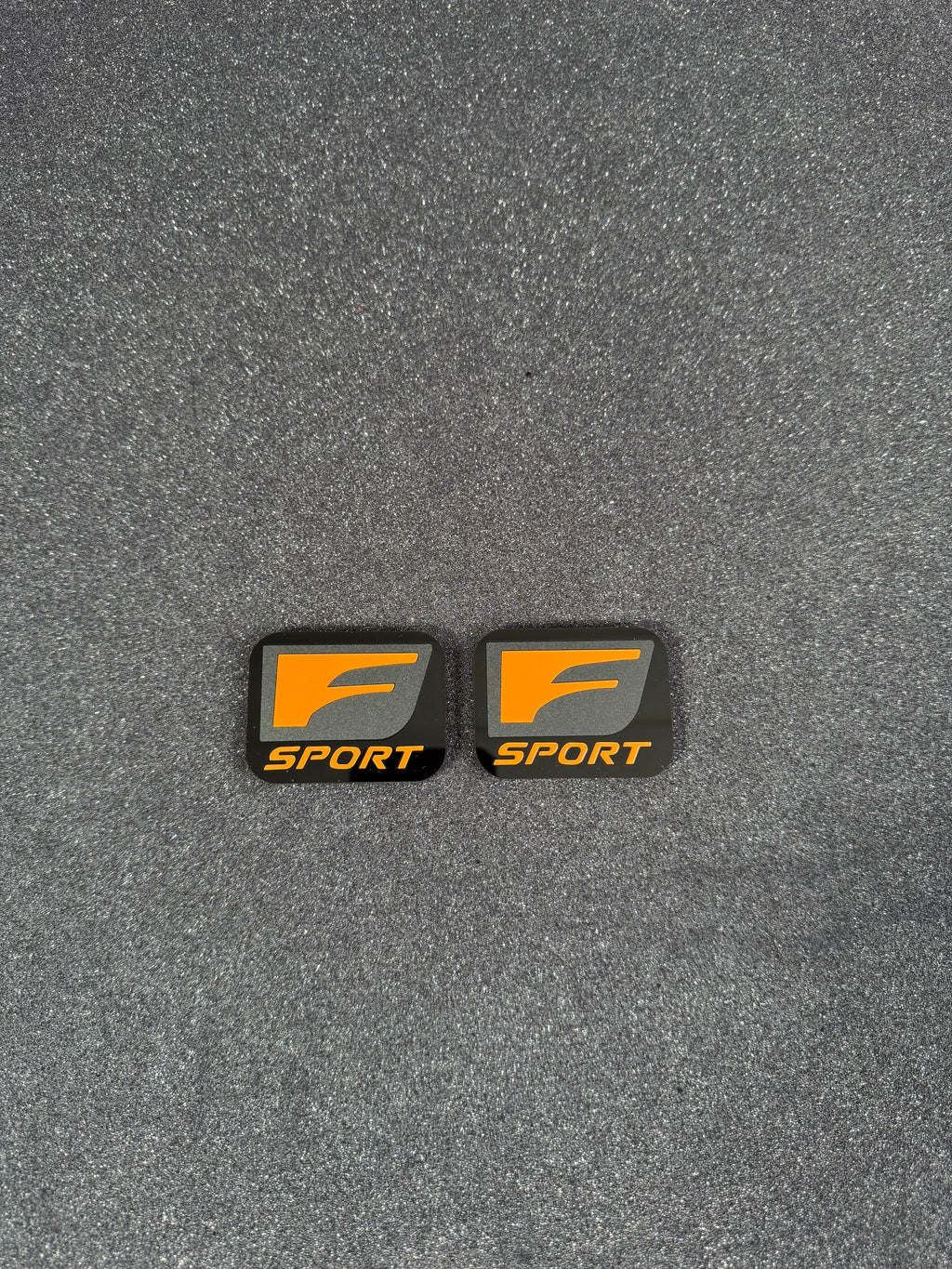 Lexus F sport fender badge pair