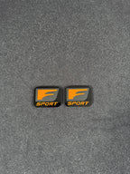 Lexus F sport fender badge pair