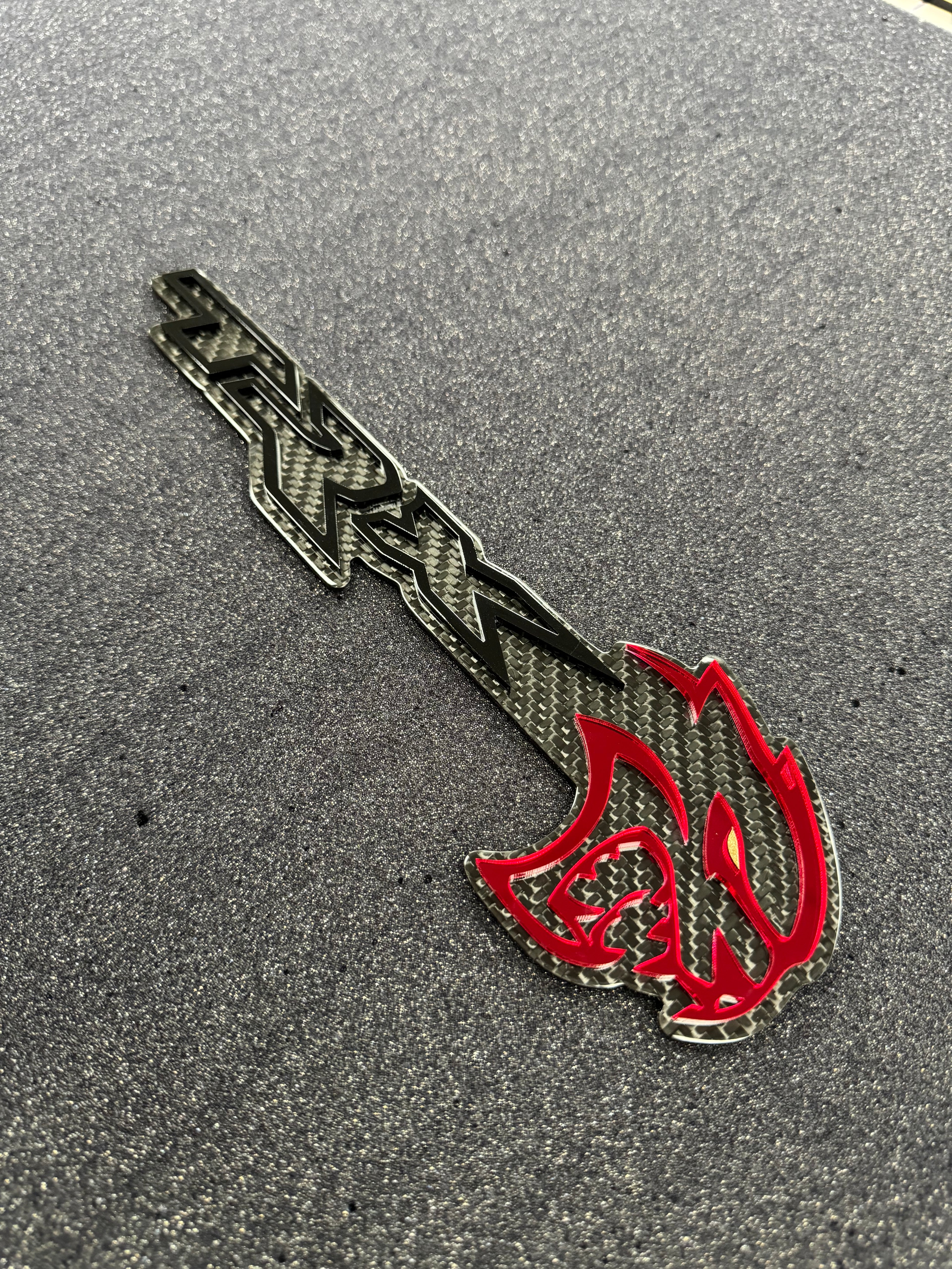 Hellcat TRX combo grille badge