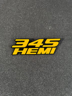 345 Hemi badge