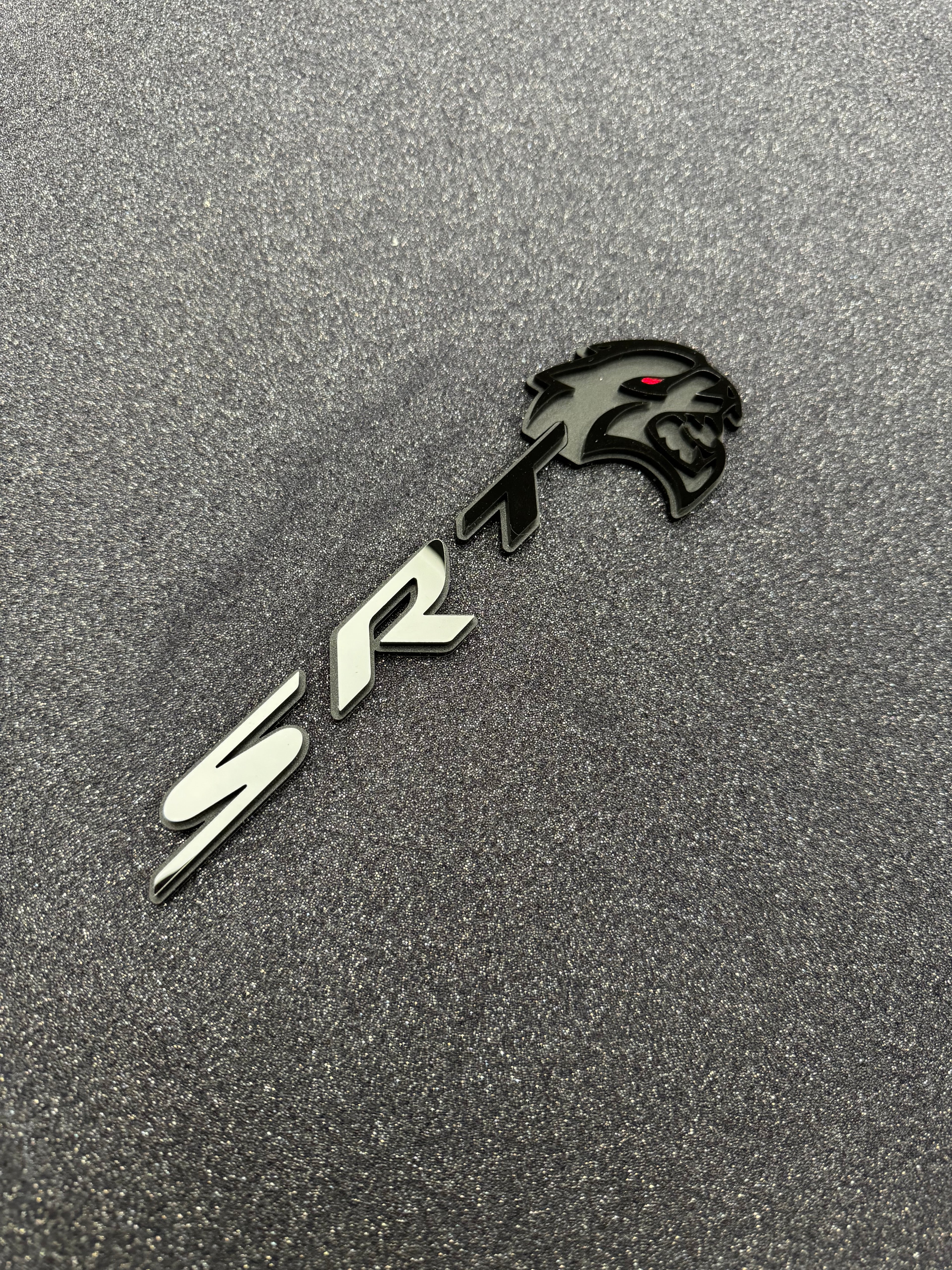 SRT Hellcat decklid spolier badge