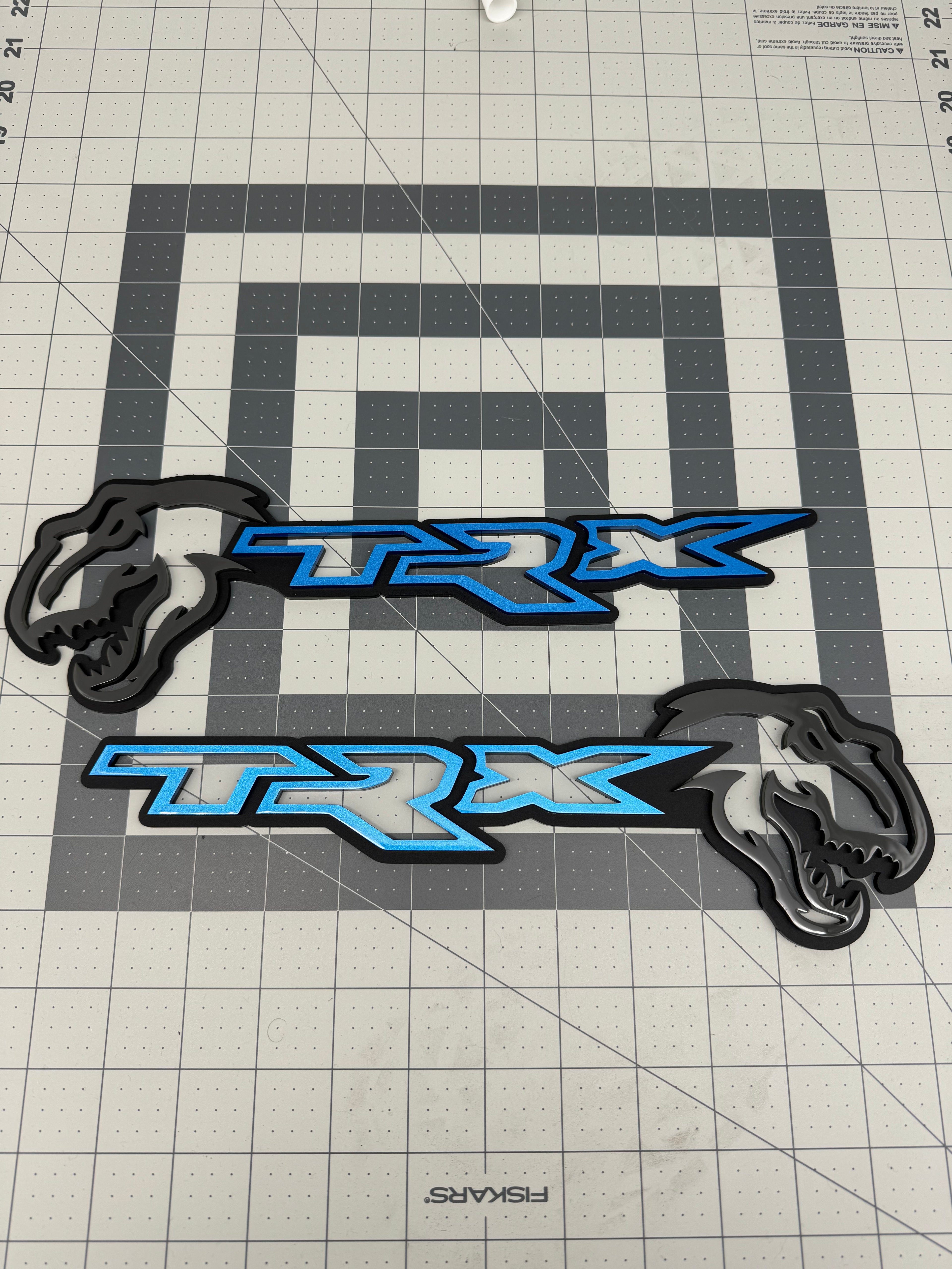 Trex/TRX Design #2 combo badge pair