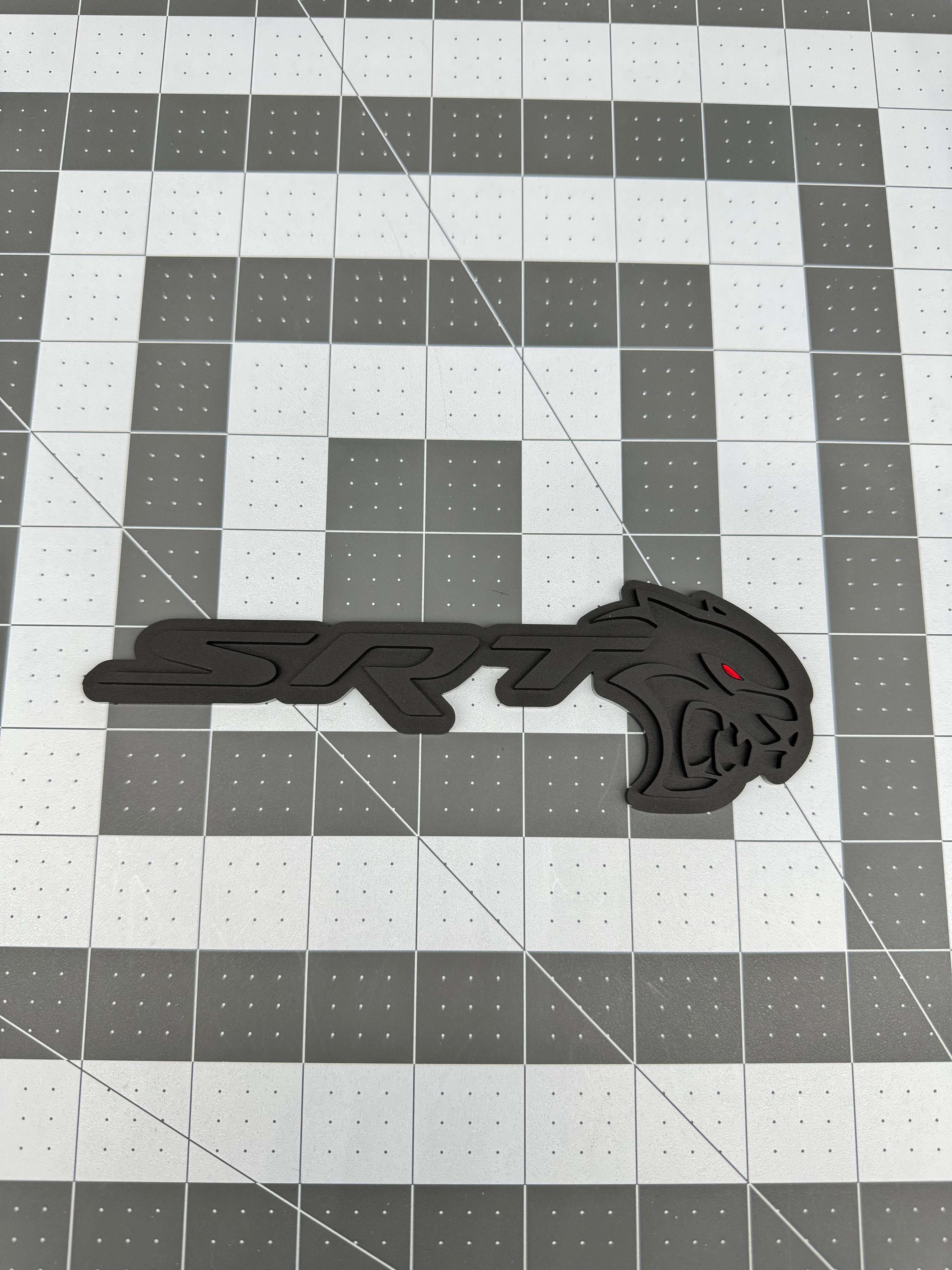 SRT Hellcat trunk badge