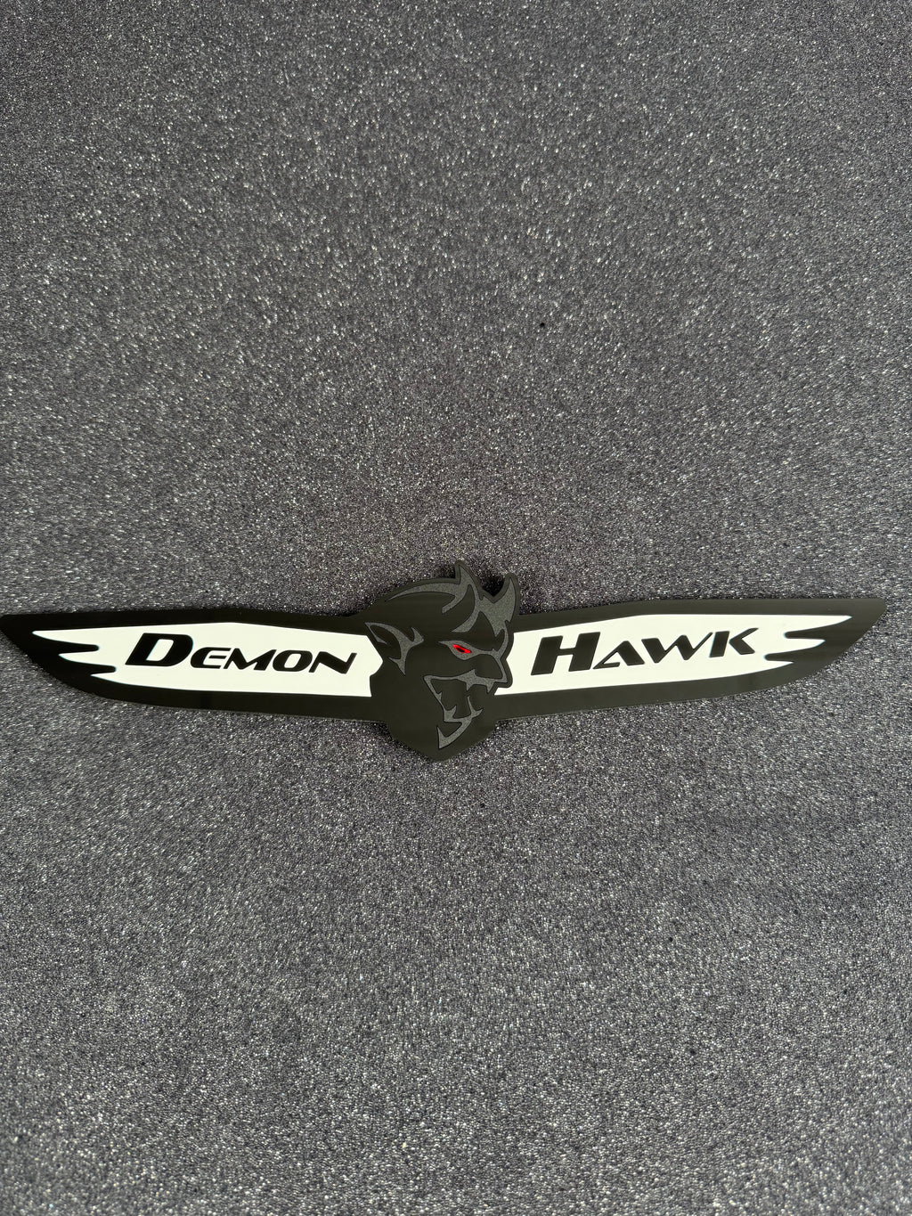 DemonHawk V1 trunk badge