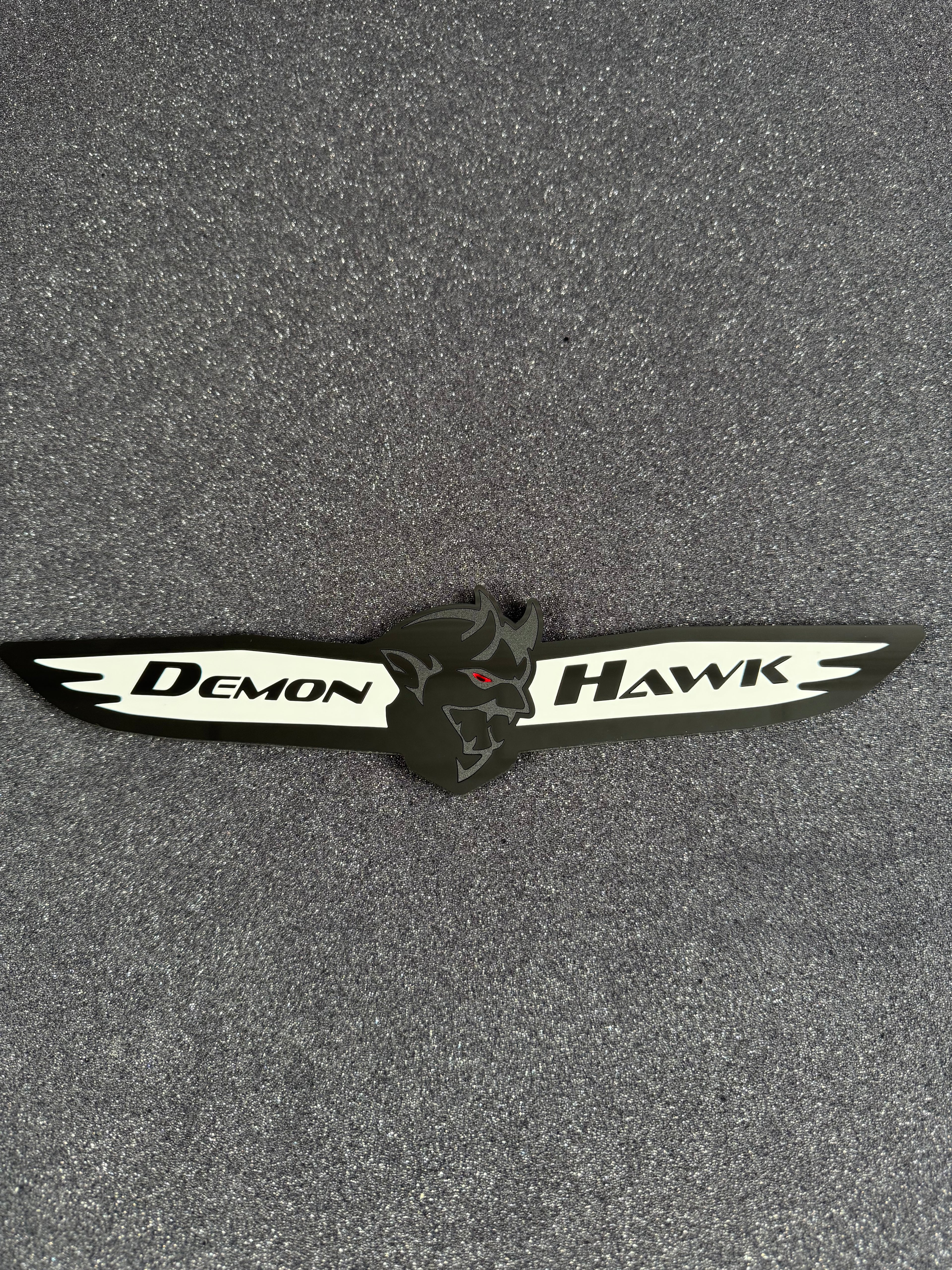 DemonHawk V1 trunk badge