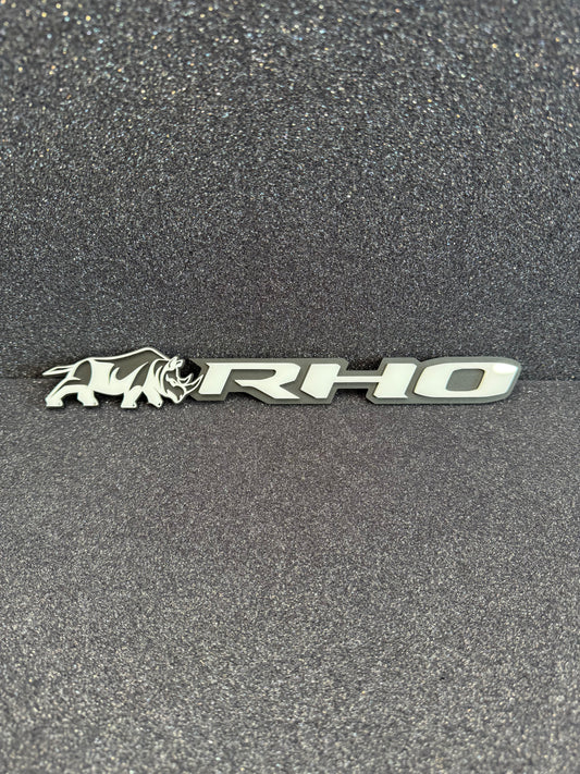 OEM style RHO/Rhino combo badge