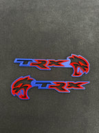 Hellcat TRX combo badge pair