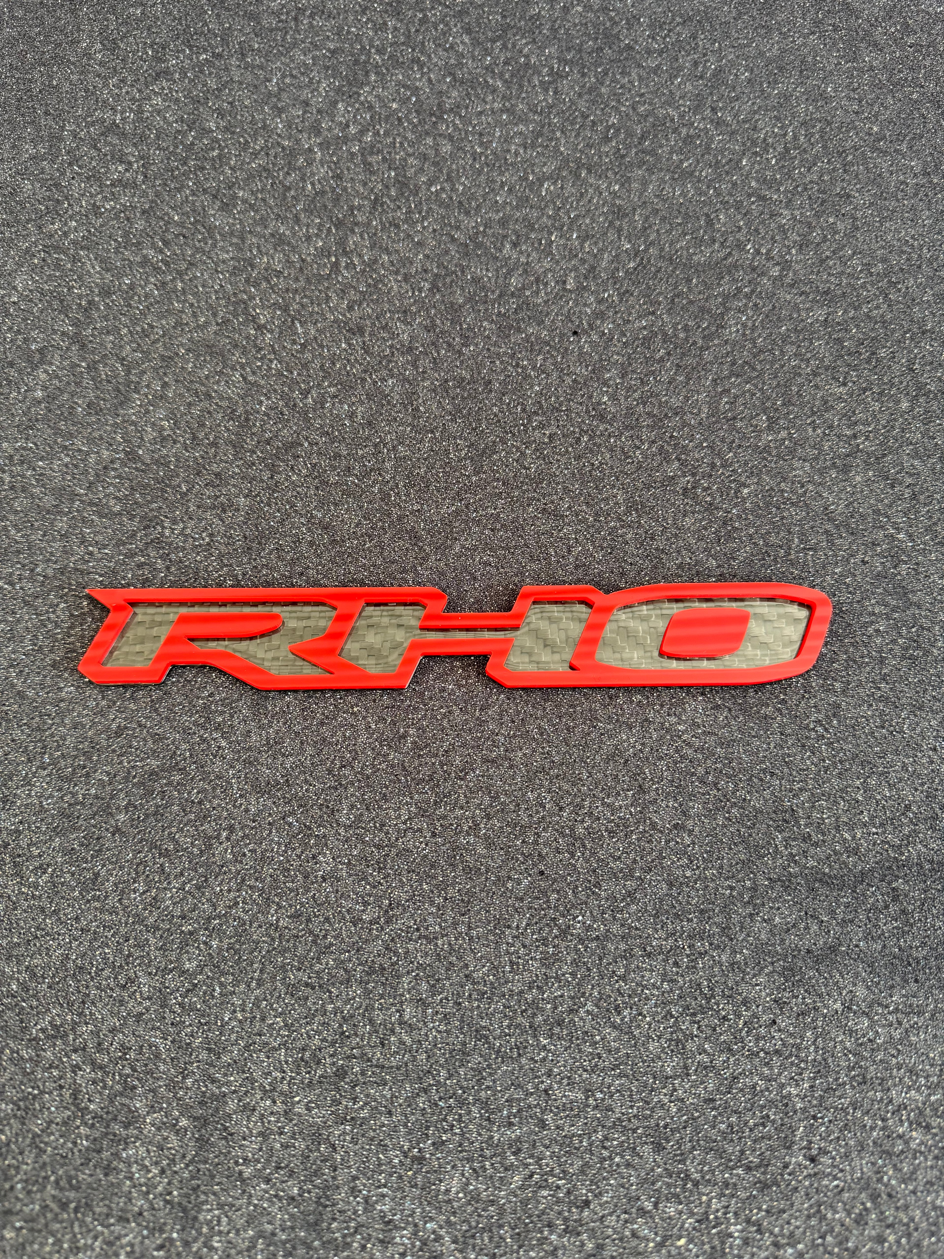 RHO small grille badge