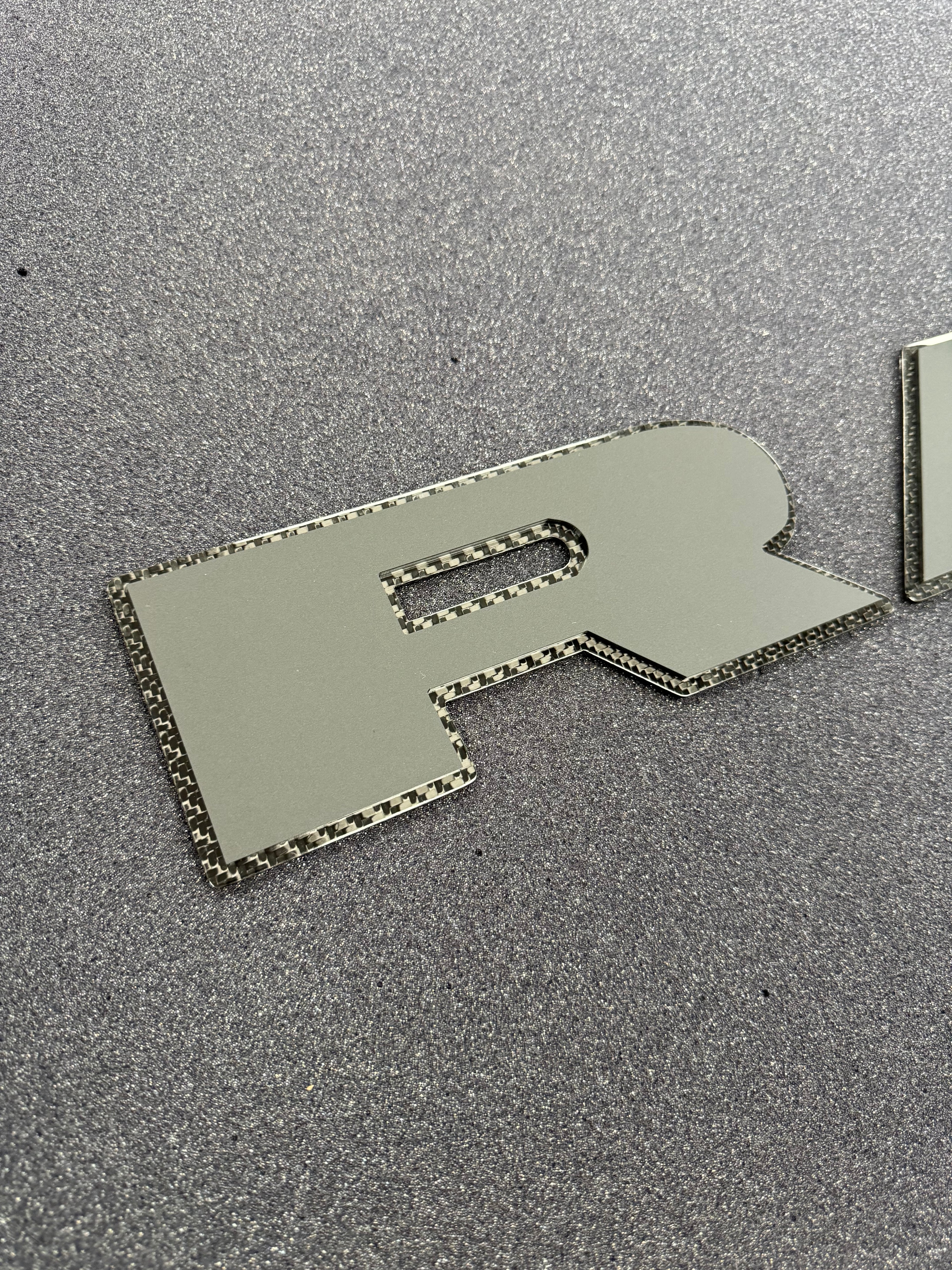 RAM tailgate letters