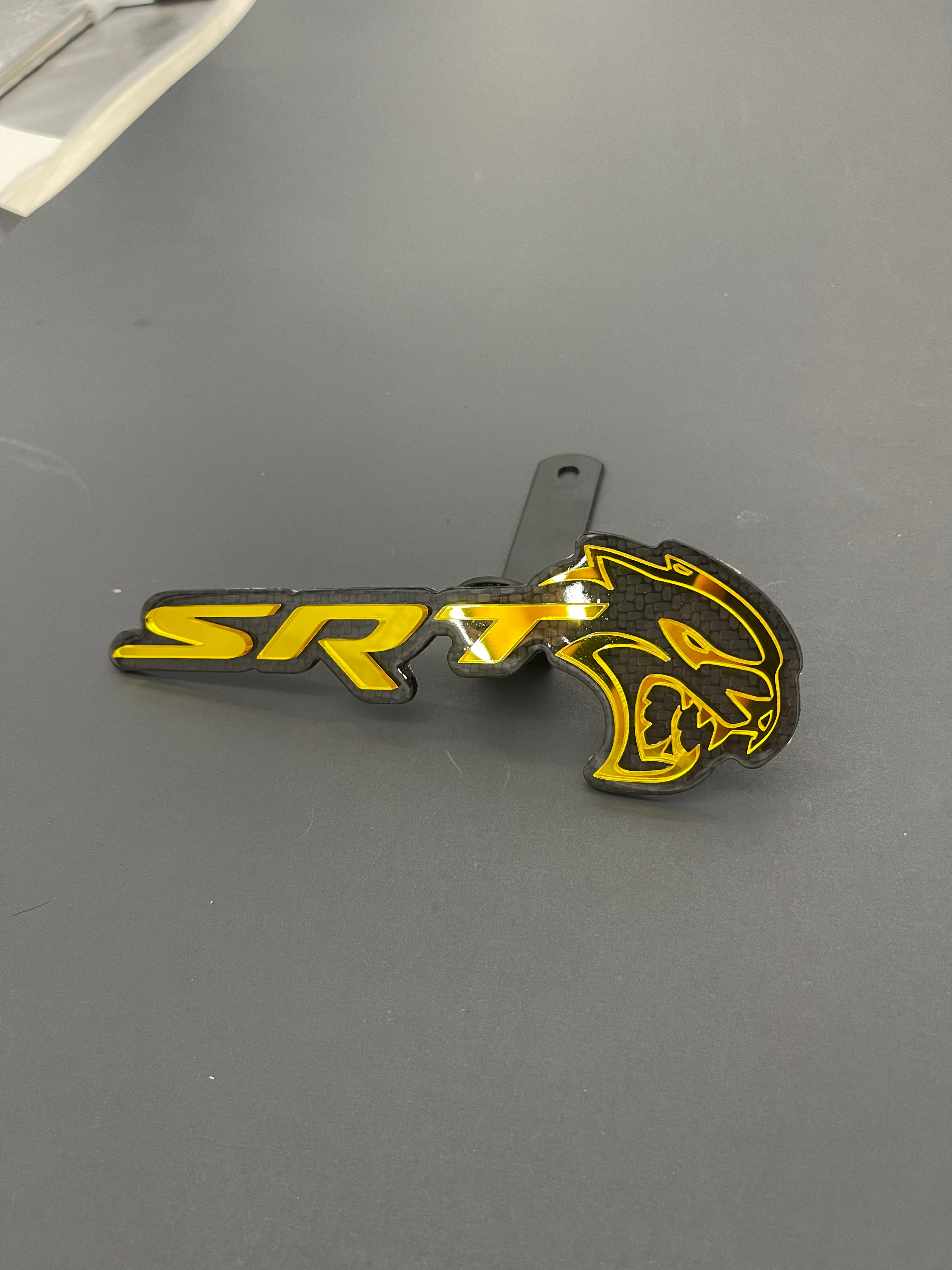SRT Hellcat grille badge
