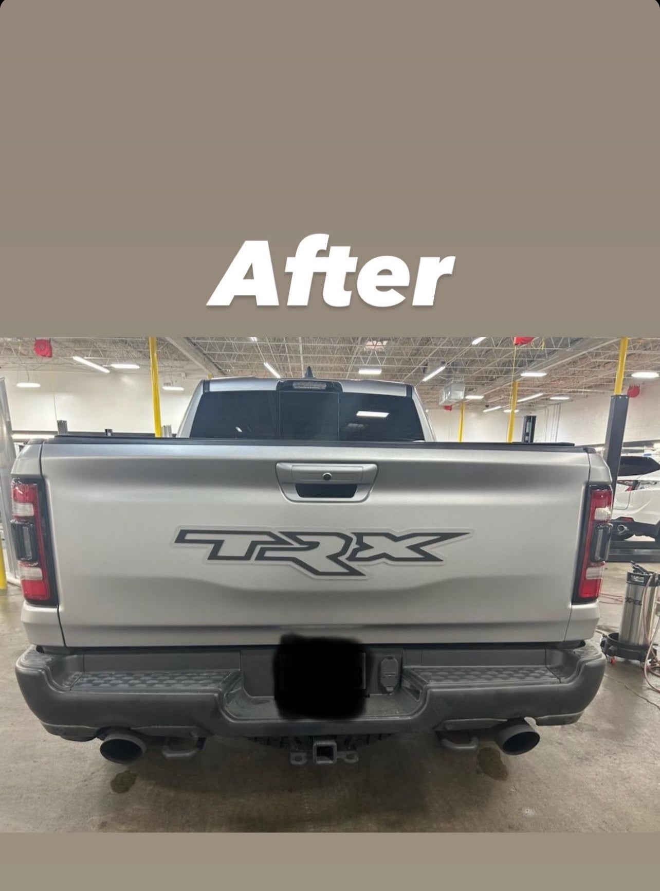 TRX Tailgate replacement badge