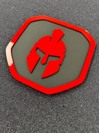 Spartan Shield tailgate badge
