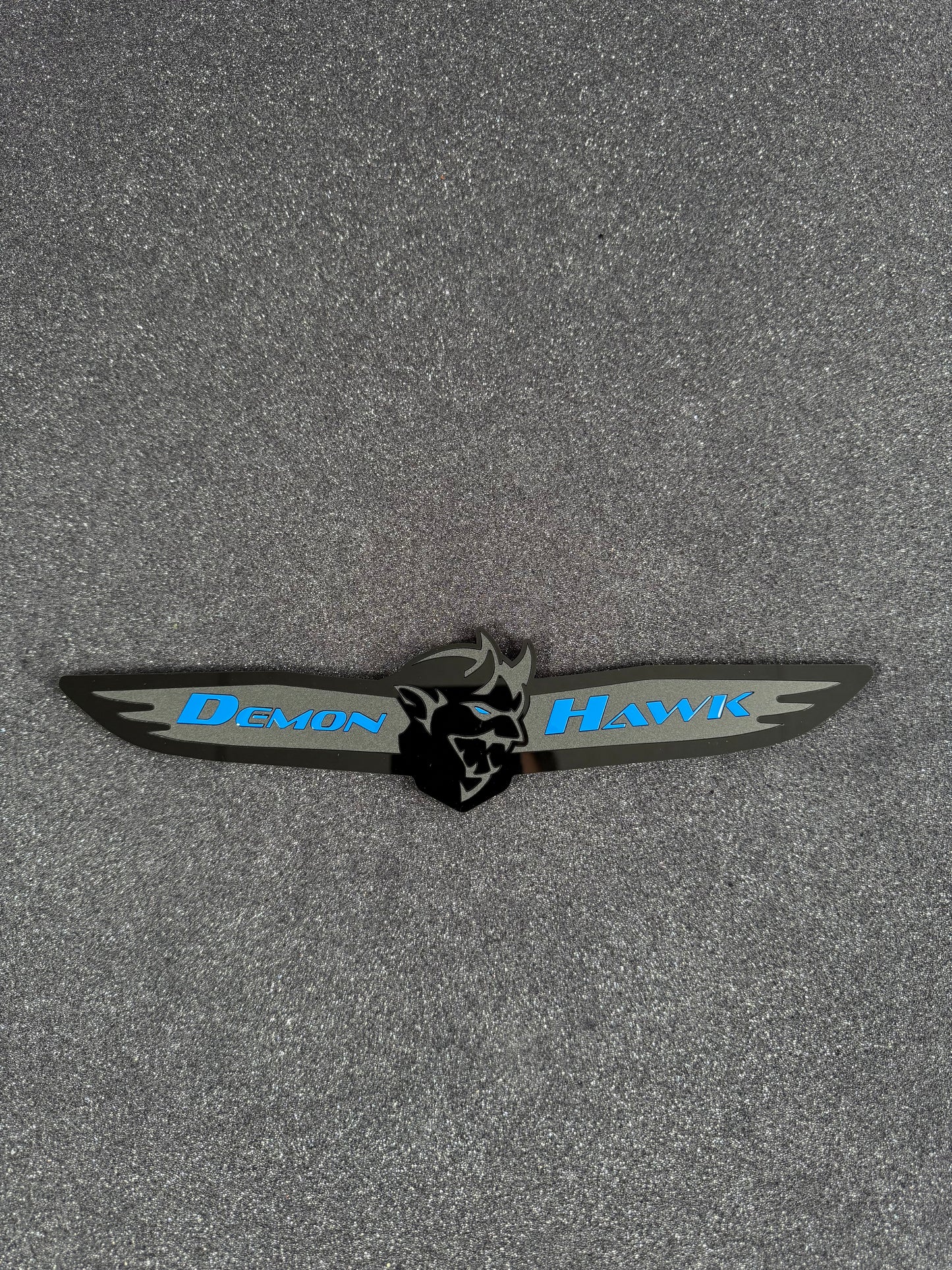 DemonHawk V1 trunk badge