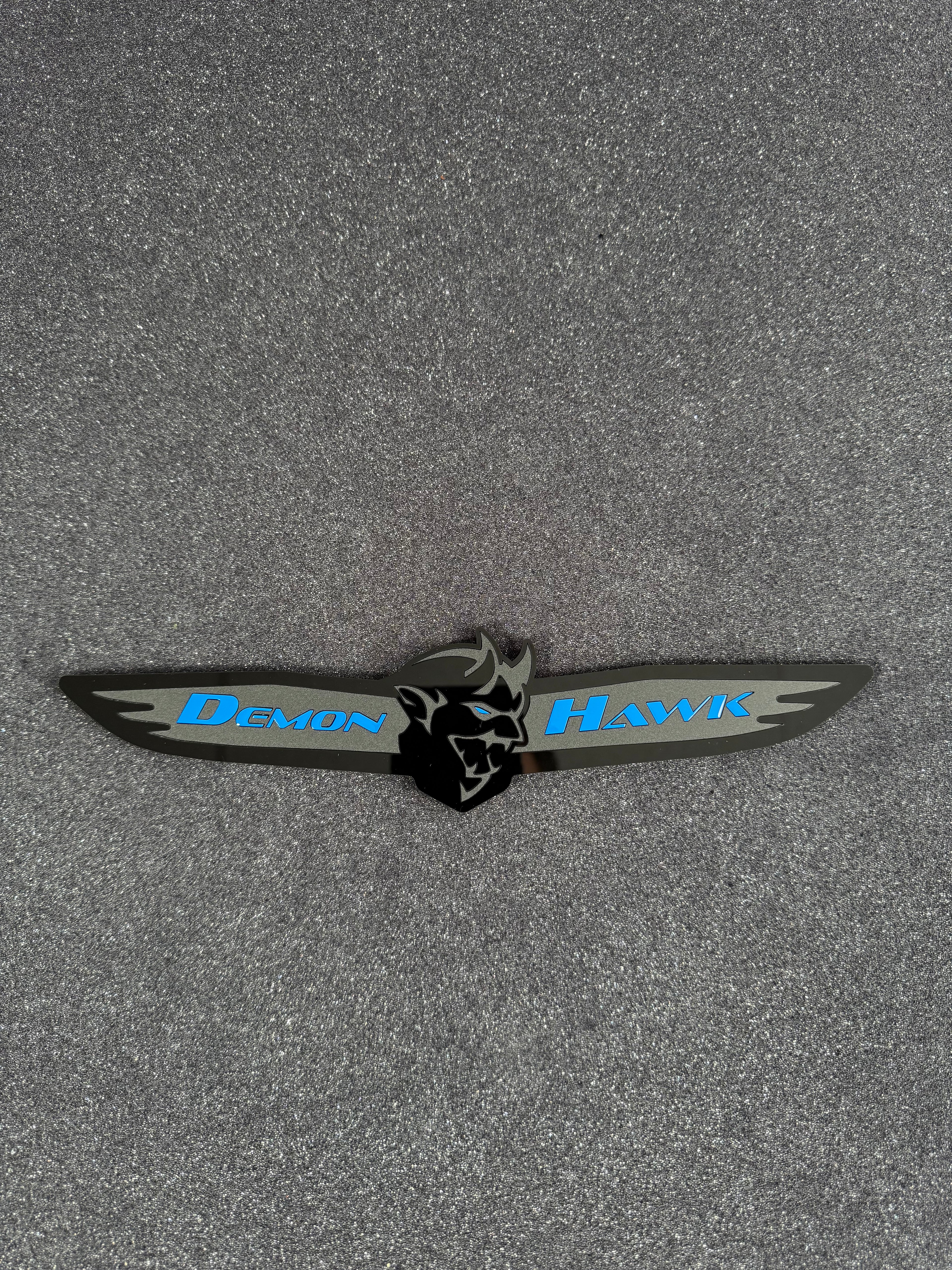 DemonHawk V1 trunk badge