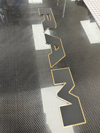 RAM tailgate letters