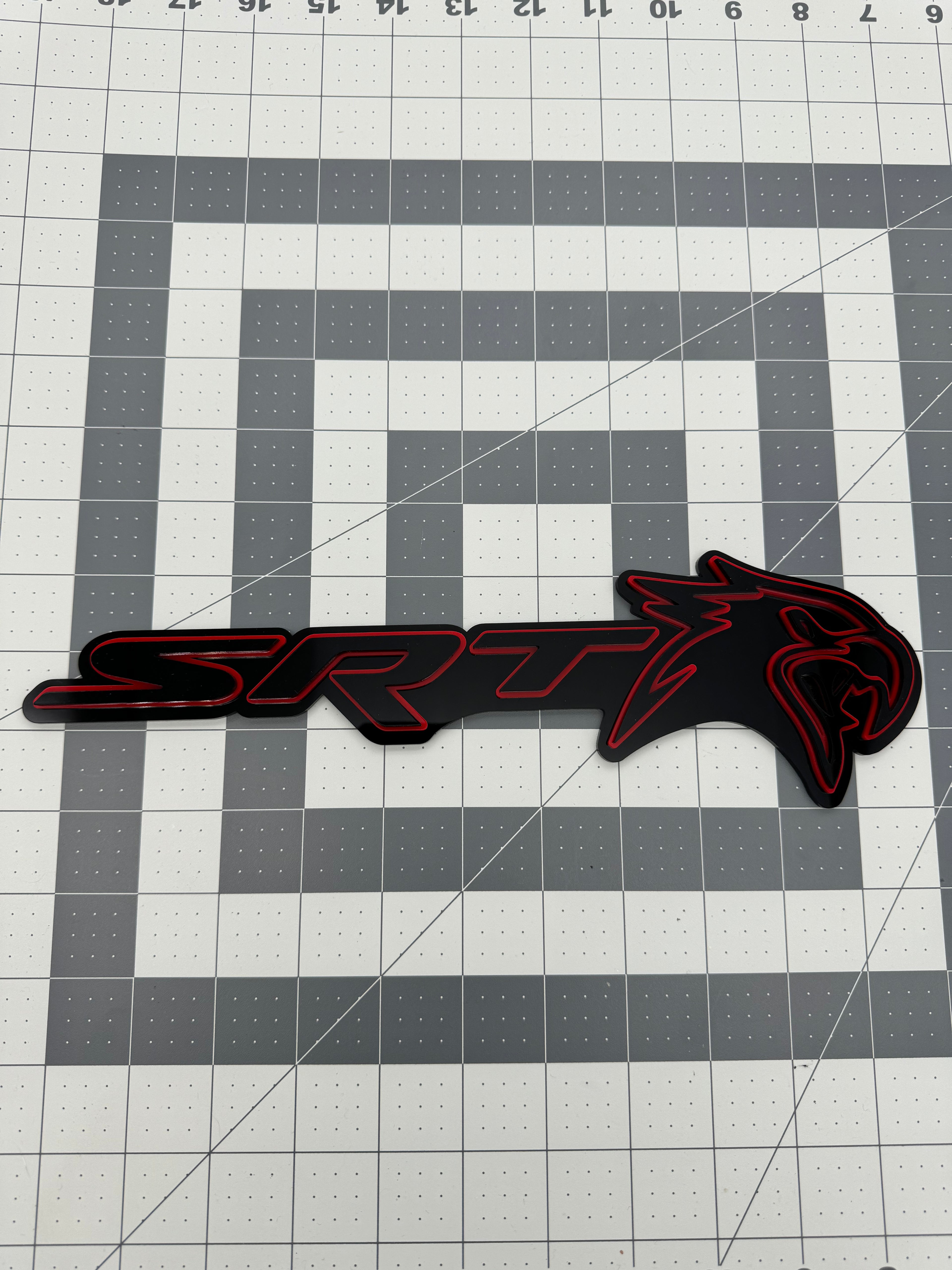 SRT Hellhawk V1 grille badge