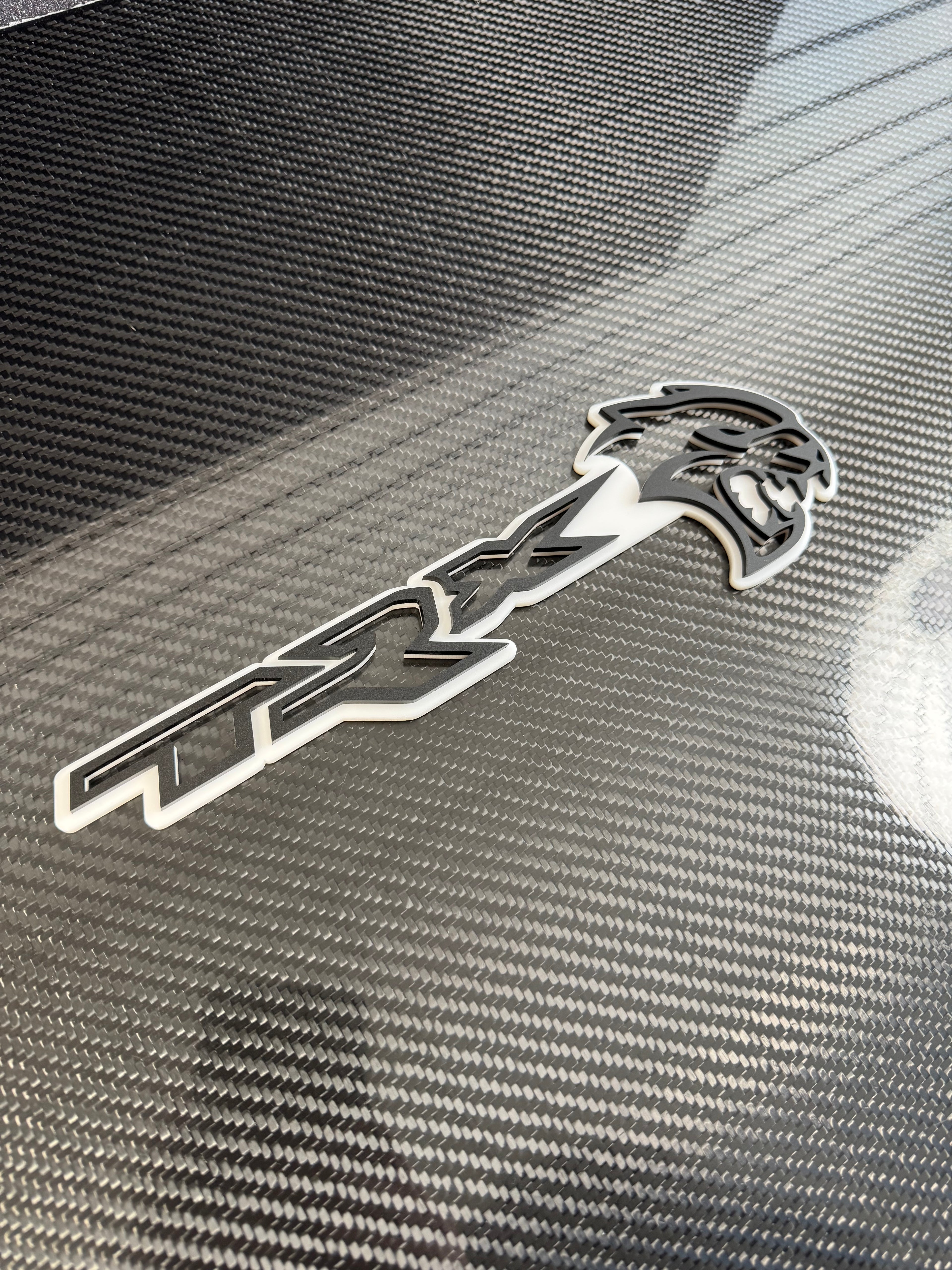 Hellcat TRX combo badge single