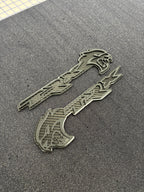 Hellcat TRX combo badge pair