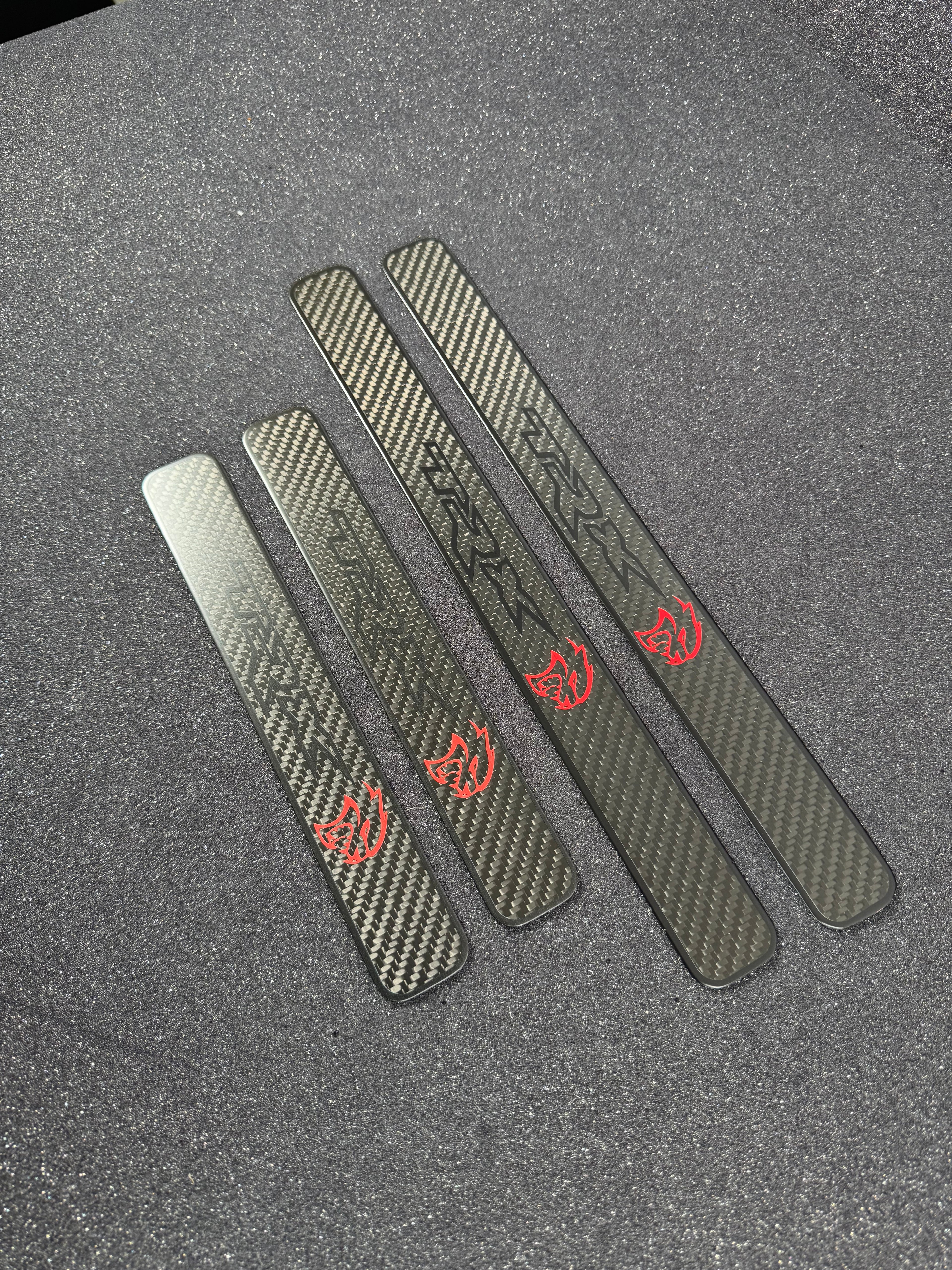 (2019+ RAM) Hellcat/TRX door sill plate set