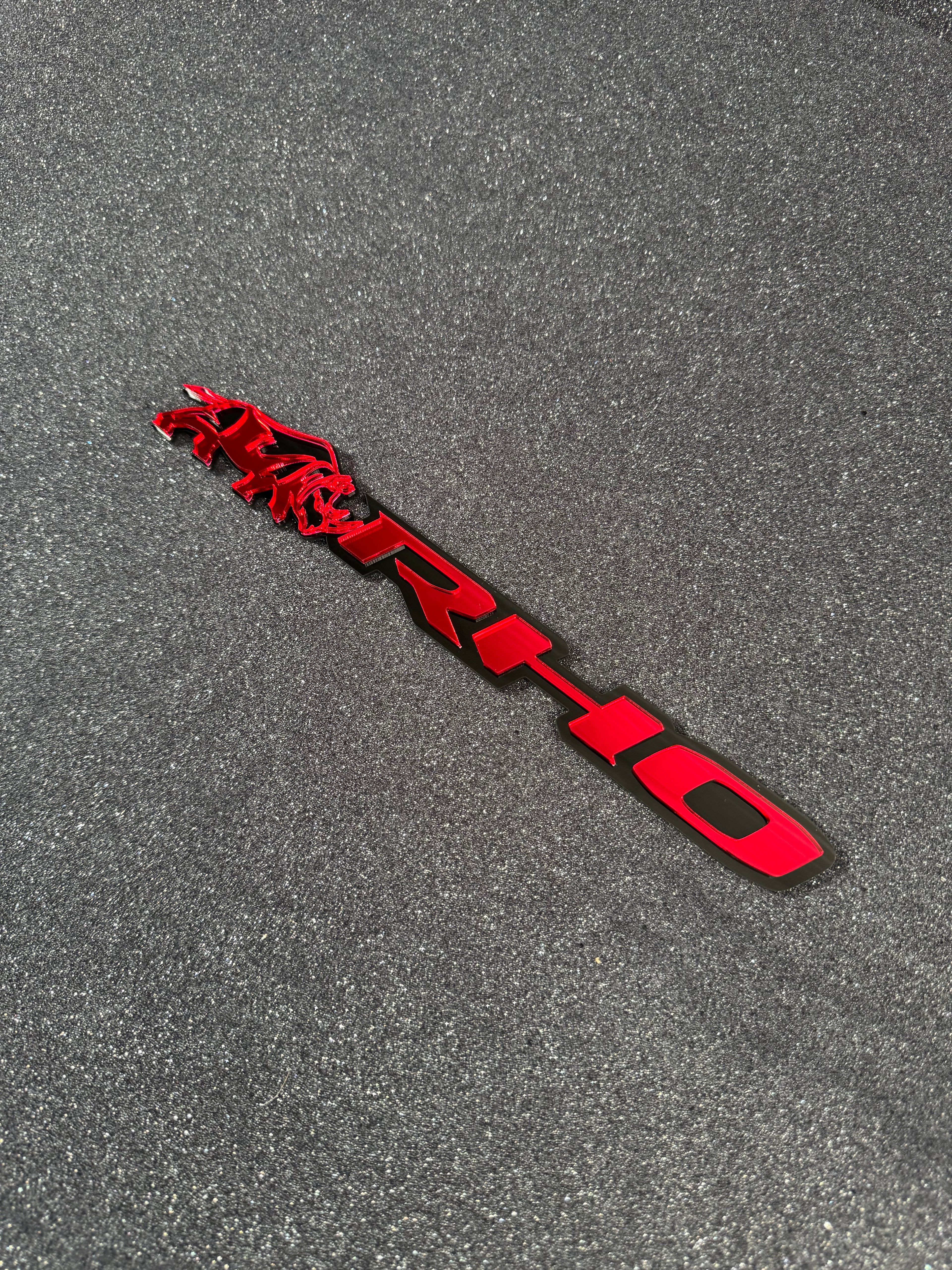 OEM style RHO/Rhino combo badge