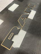 RAM tailgate letters