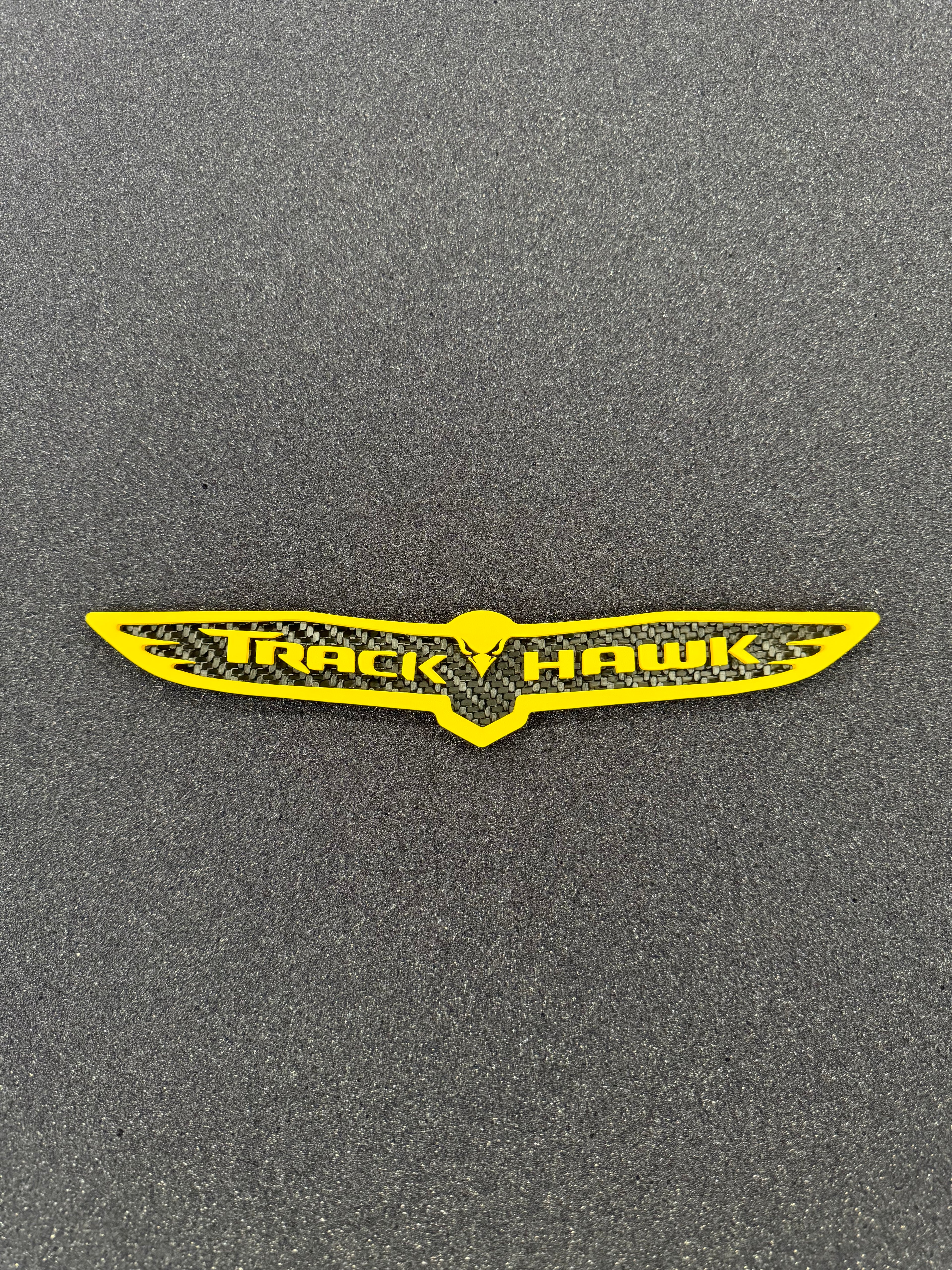 Trackhawk trunk badge