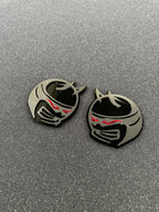 Scat pack horned bee head pair