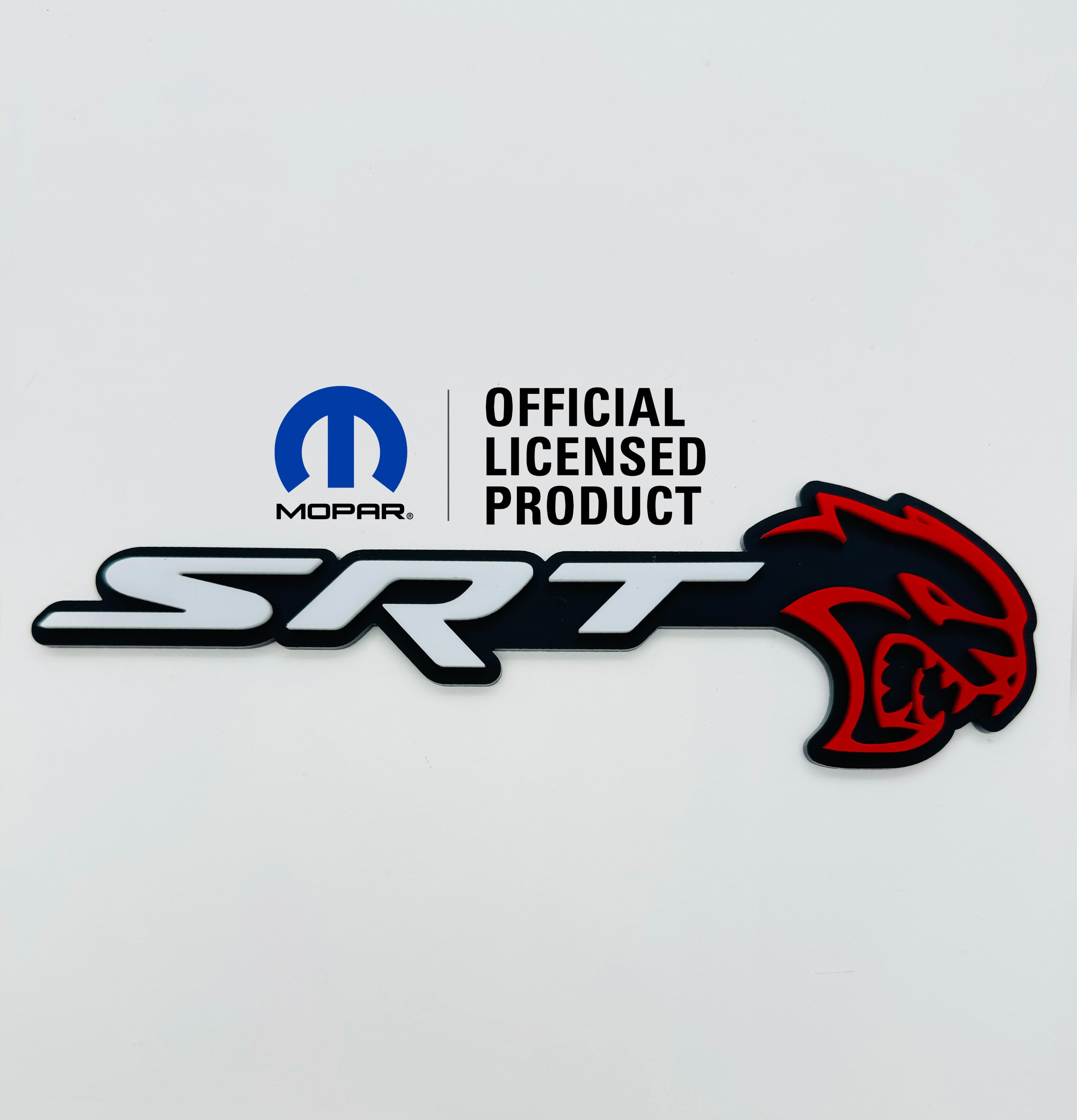 Hellcat SRT combo badge single
