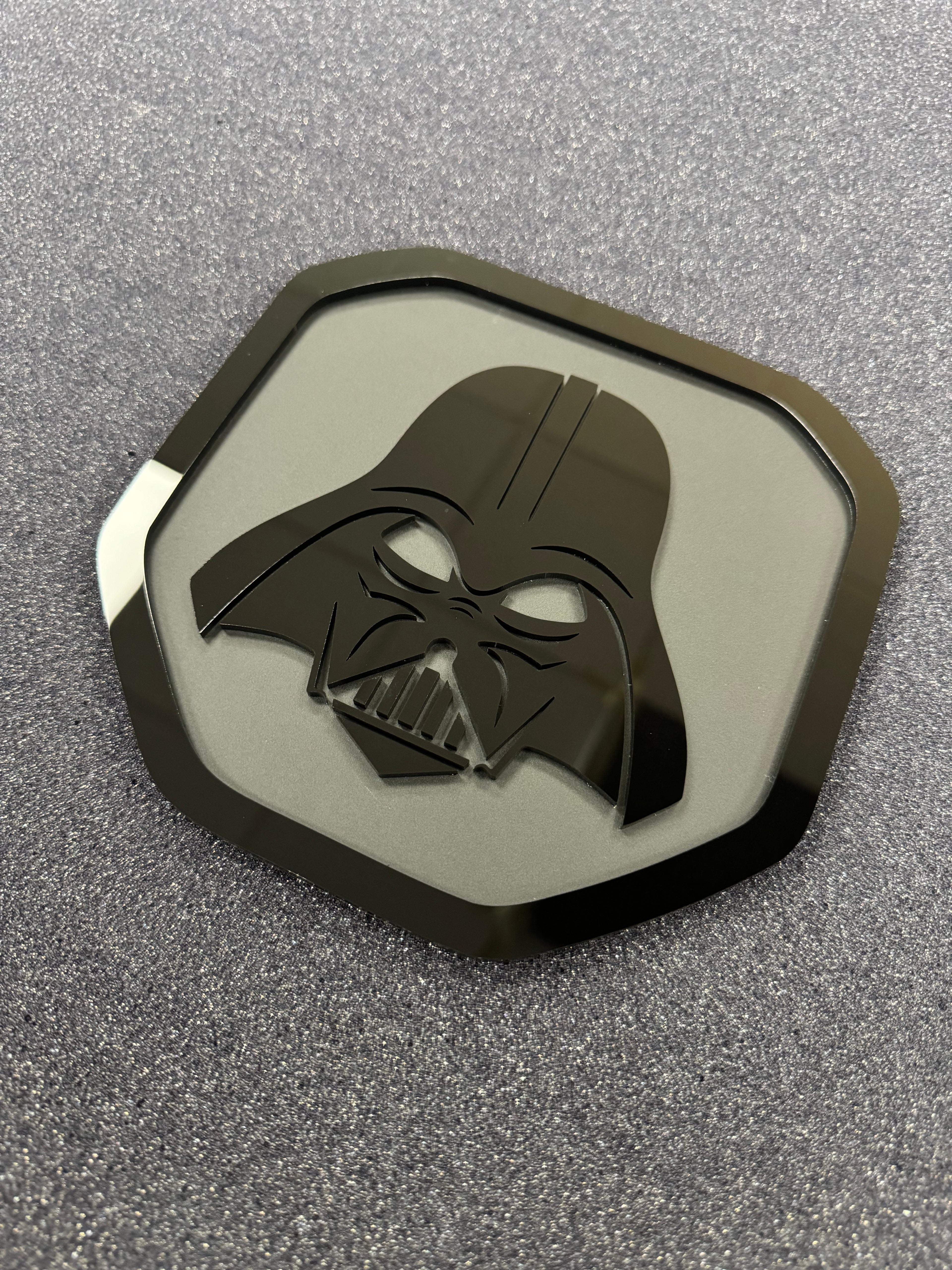 Darth Vader Inspired Shield tailgate badge
