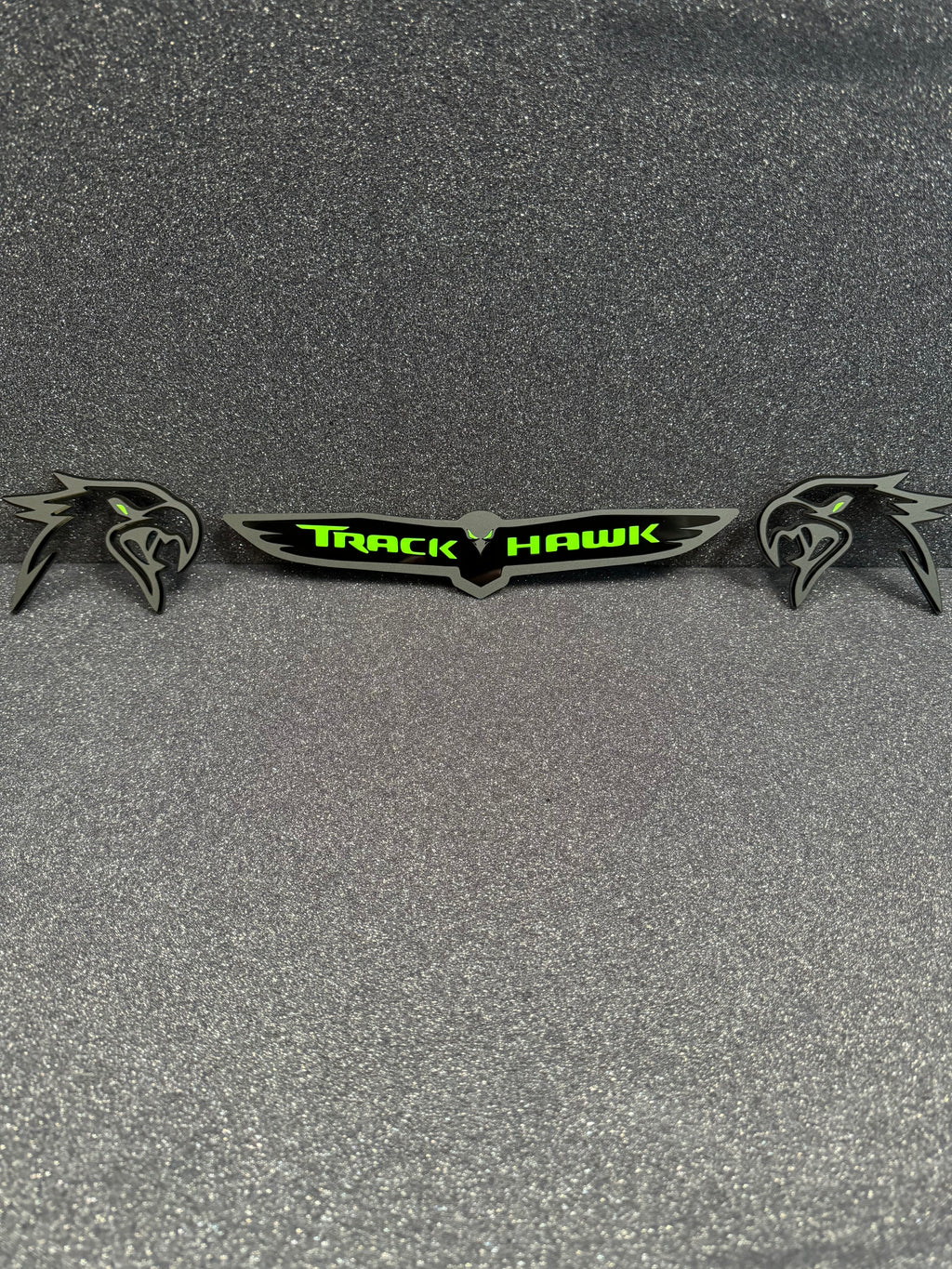 Trackhawk trunk badge