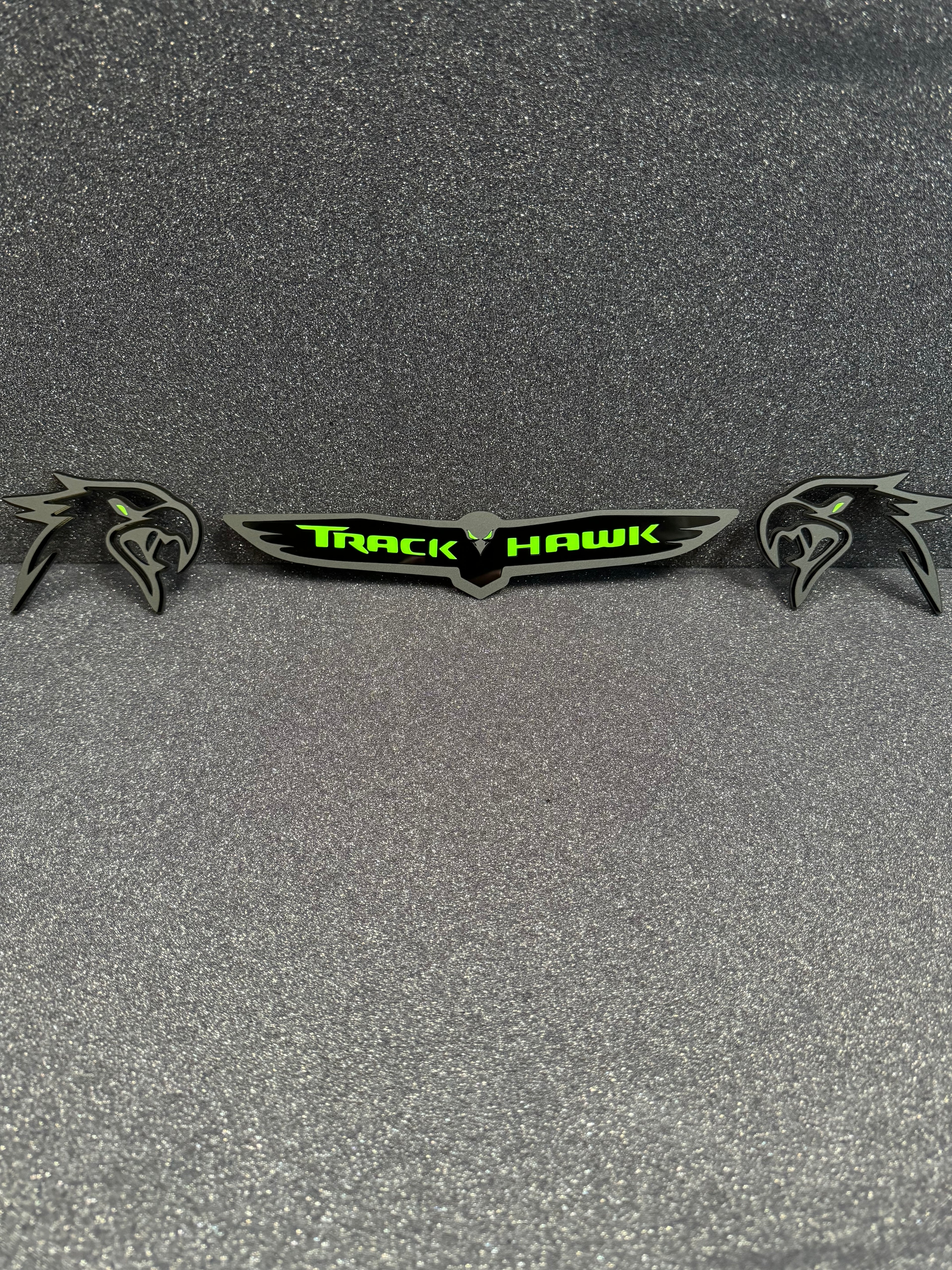 Trackhawk trunk badge