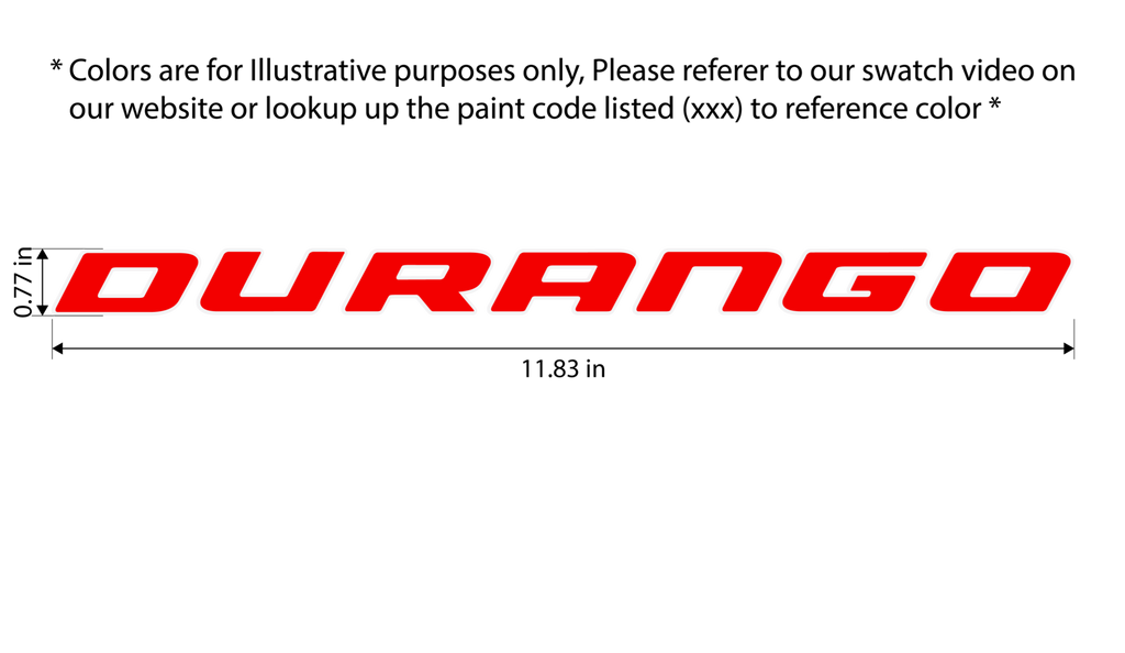 Durango text badge