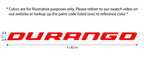 Durango text badge