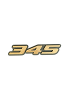345 grille badge