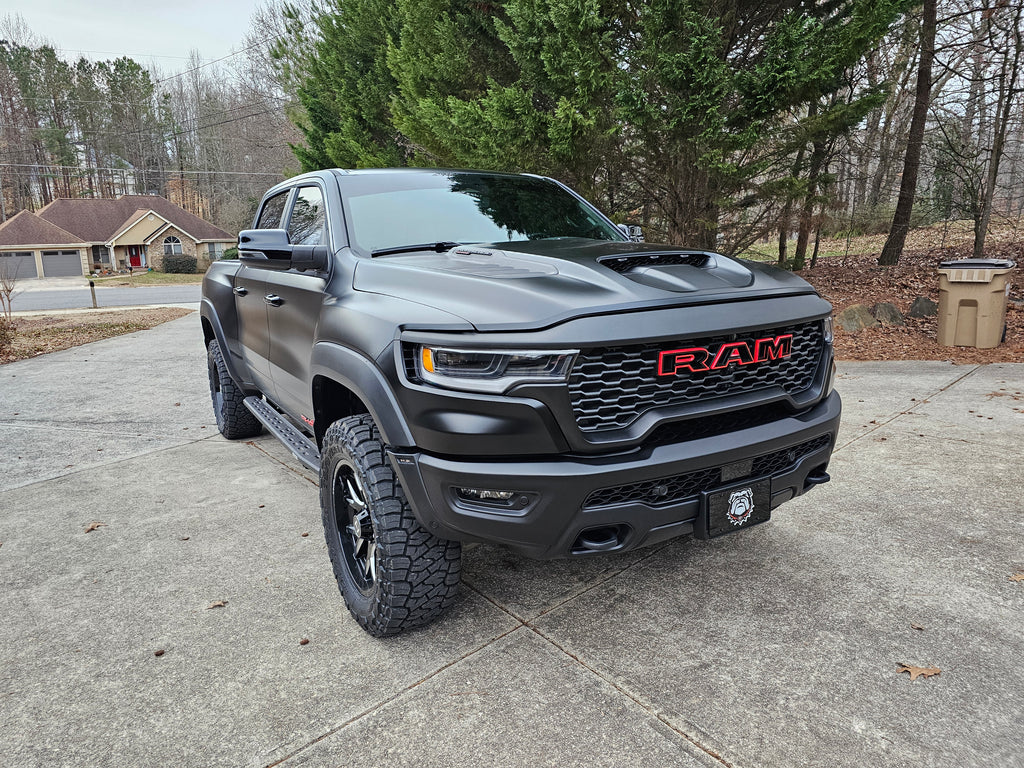 Color matched 3D RAM grille letters