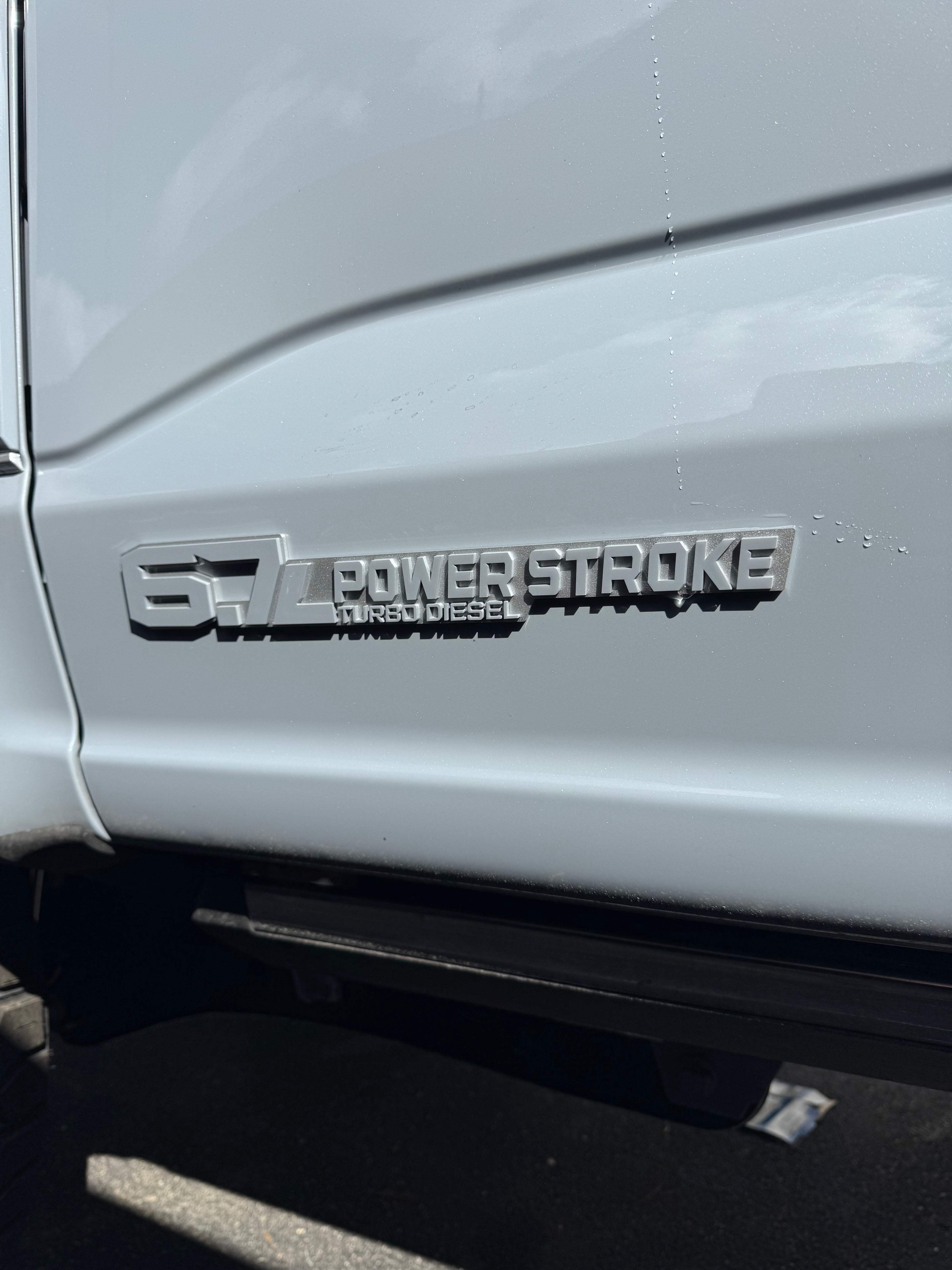 6.7L Turbo Diesel badge pair