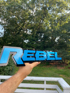 Rebel Grille badge replacement