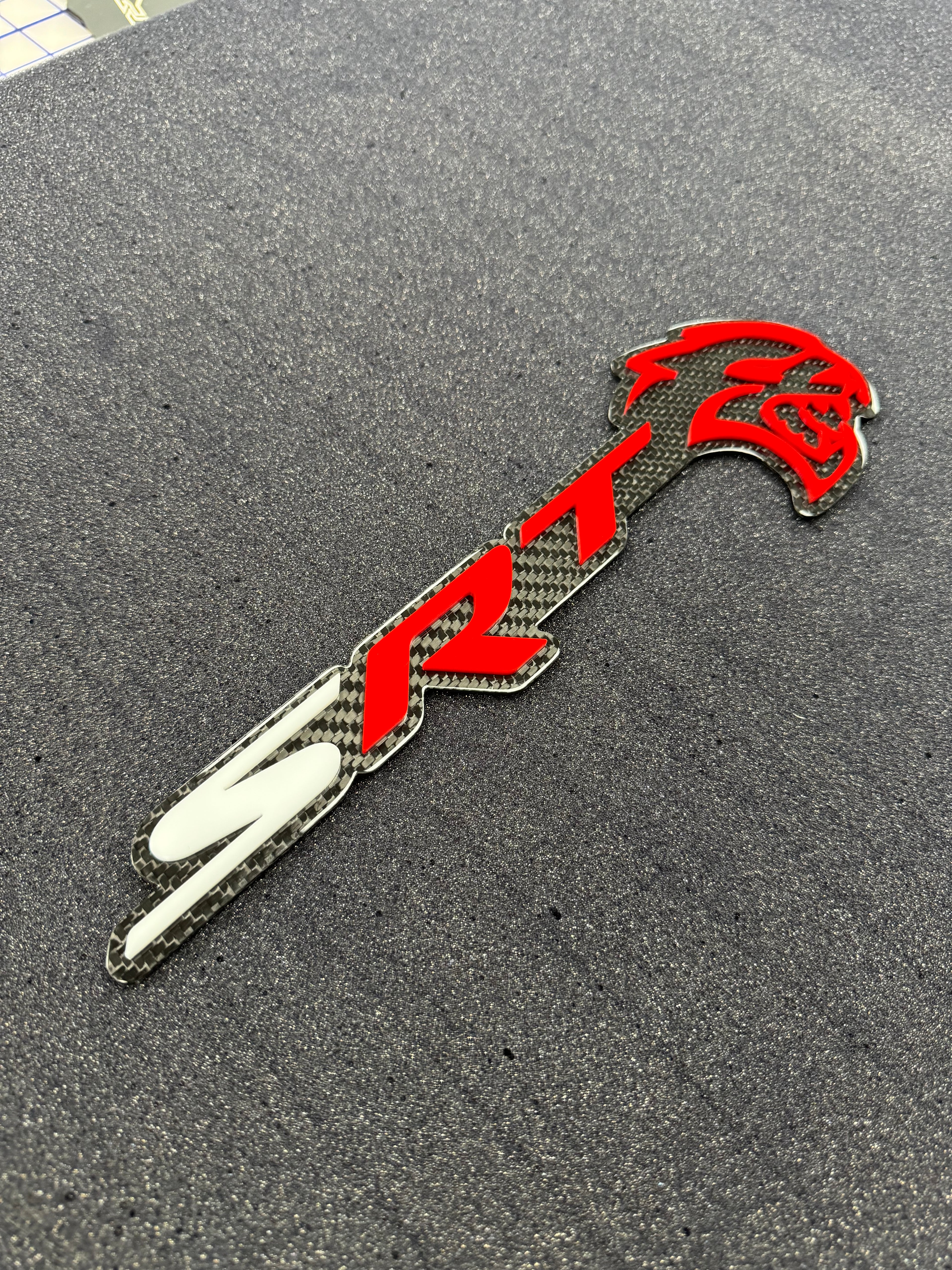 Hellcat SRT combo badge single