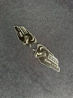 RAM's "symbol of protest" V8 badge pair
