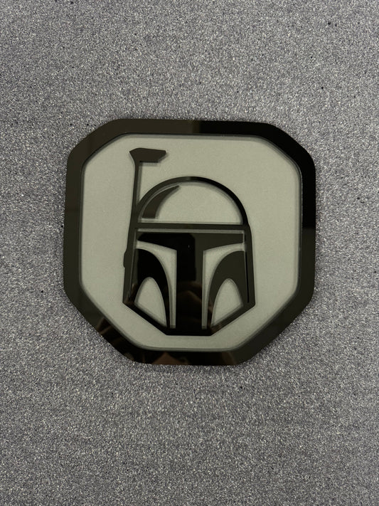 Mandalorian Shield tailgate badge