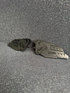 RAM's "symbol of protest" V8 badge pair