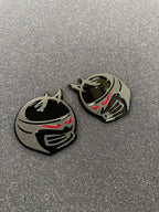 Scat pack horned bee head pair