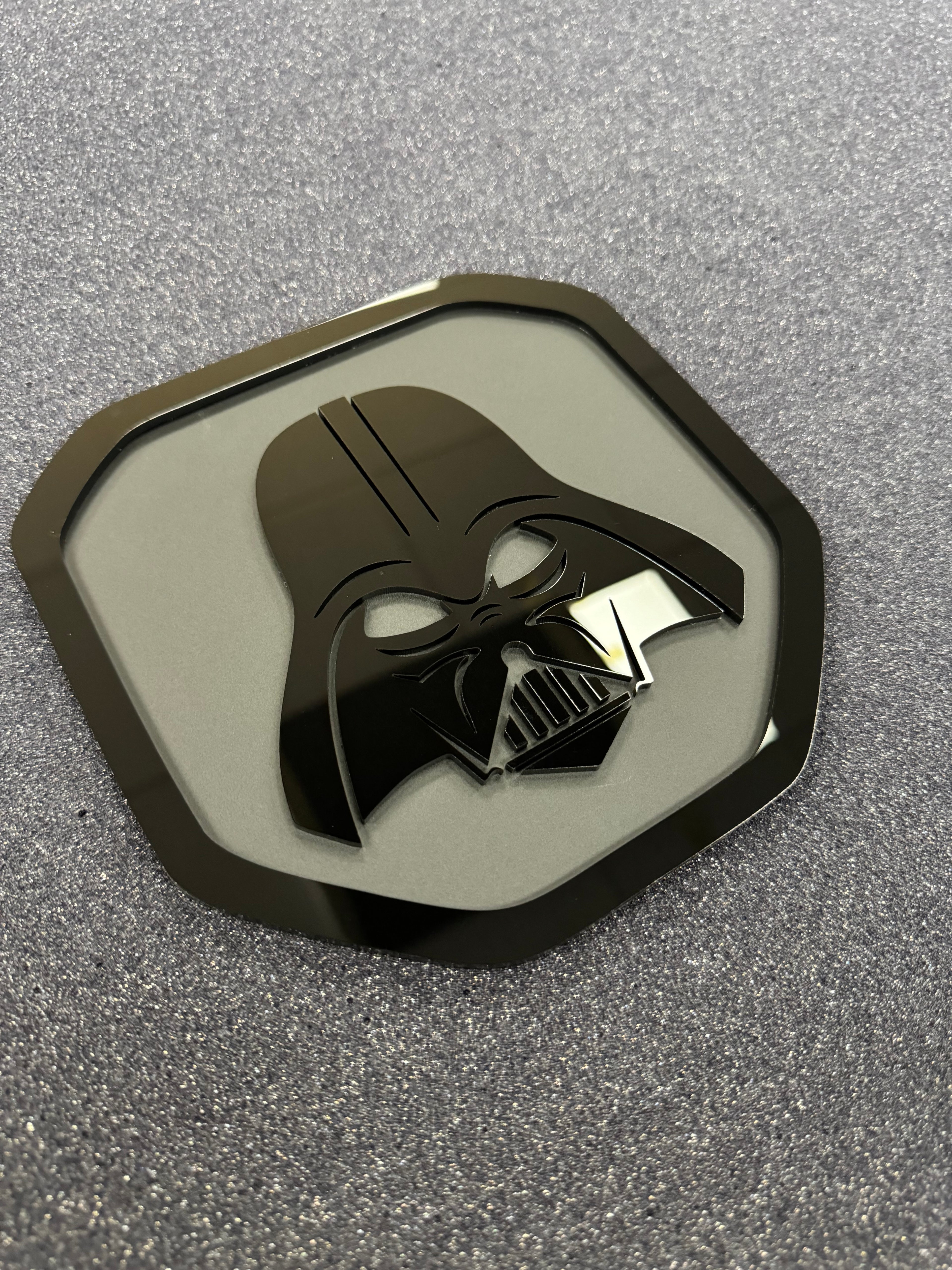 Darth Vader Inspired Shield tailgate badge