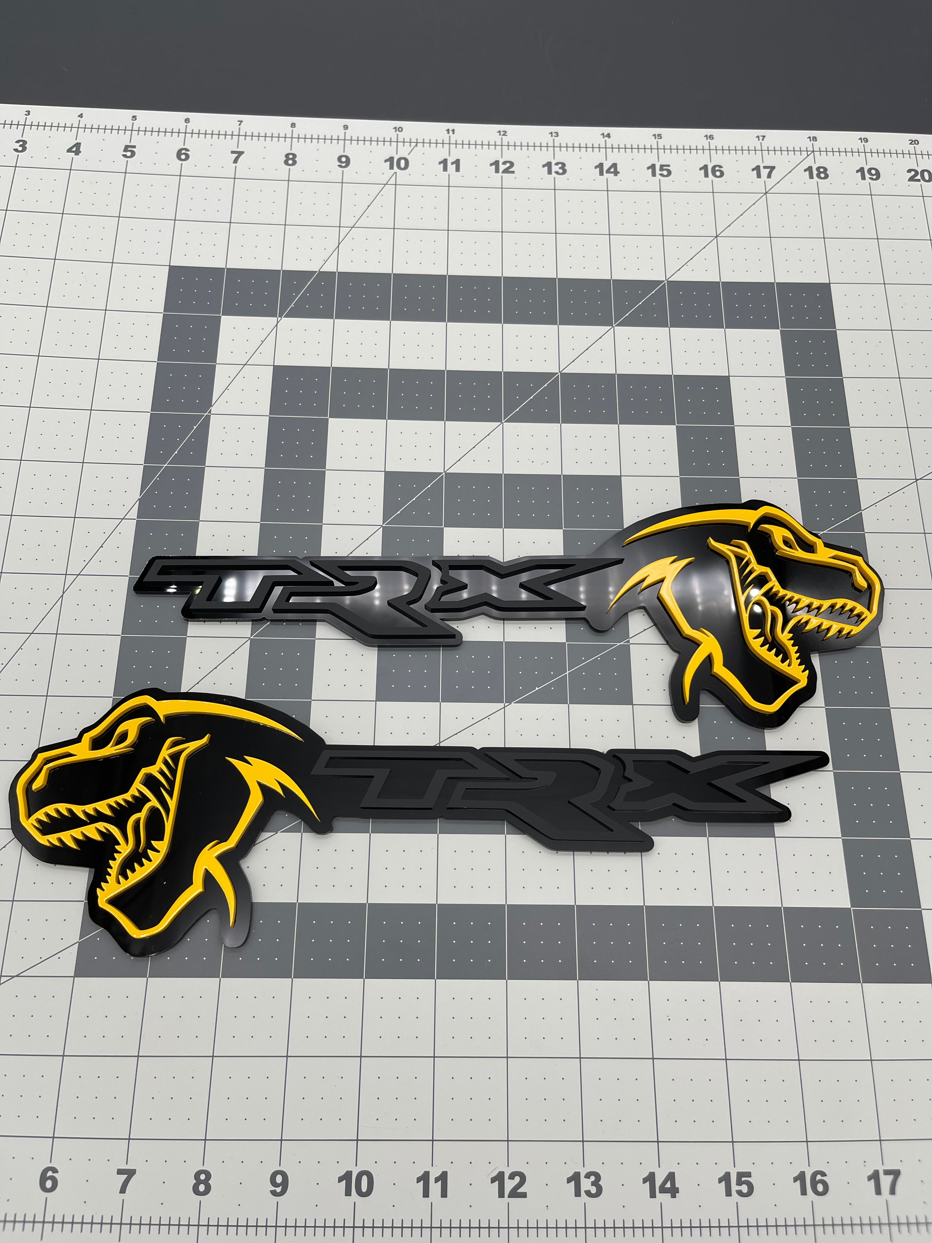 TREX/TRX combo badge pair