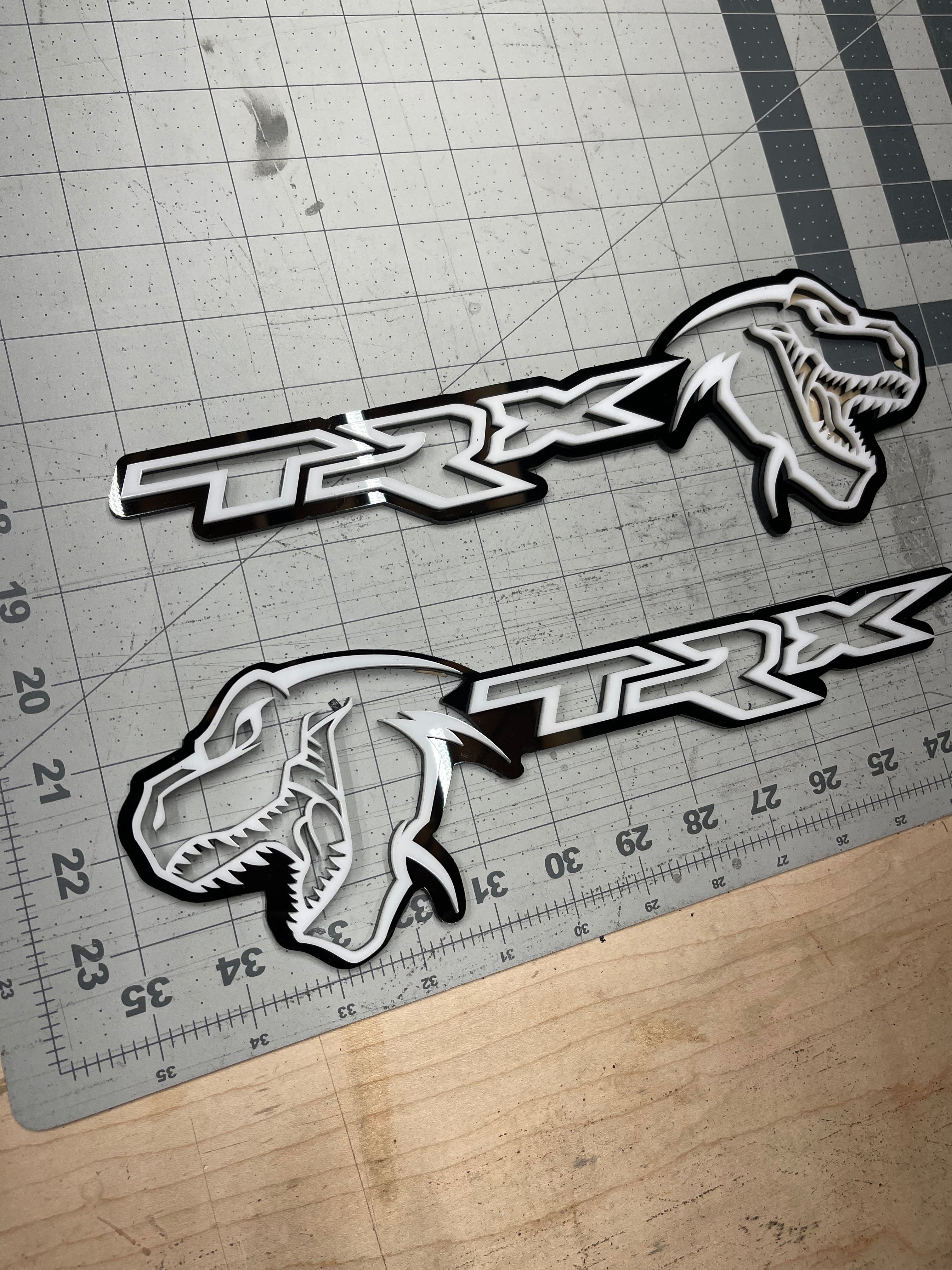 TREX/TRX combo badge pair