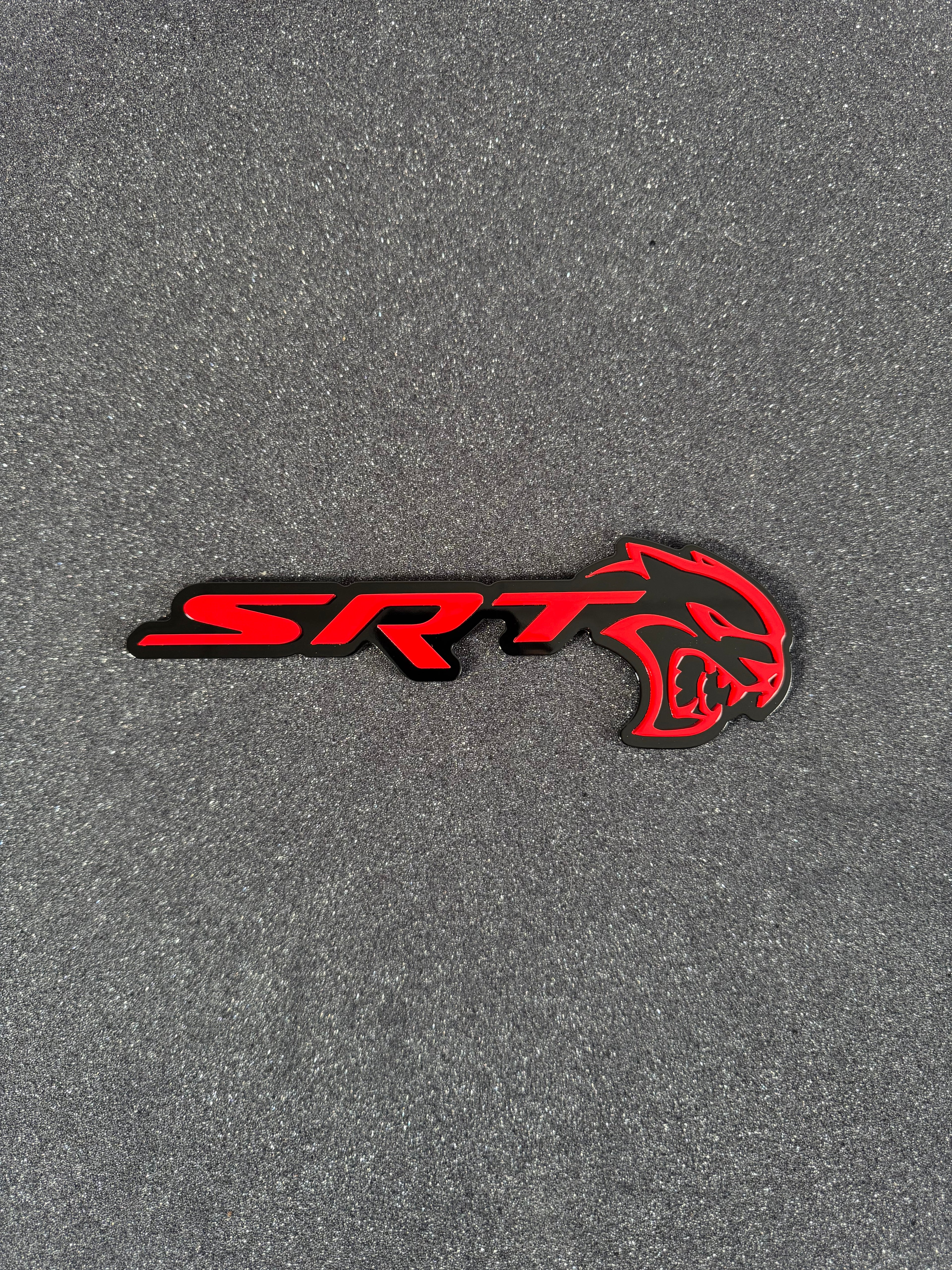 SRT Hellcat trunk badge